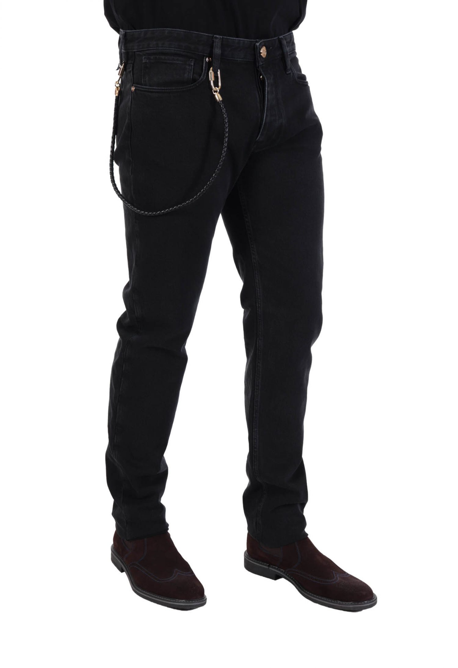 EMPORIO ARMANI ΠΑΝΤΕΛΟΝΙ JEANS J75 SLIM FIT ΜΑΥΡΟ