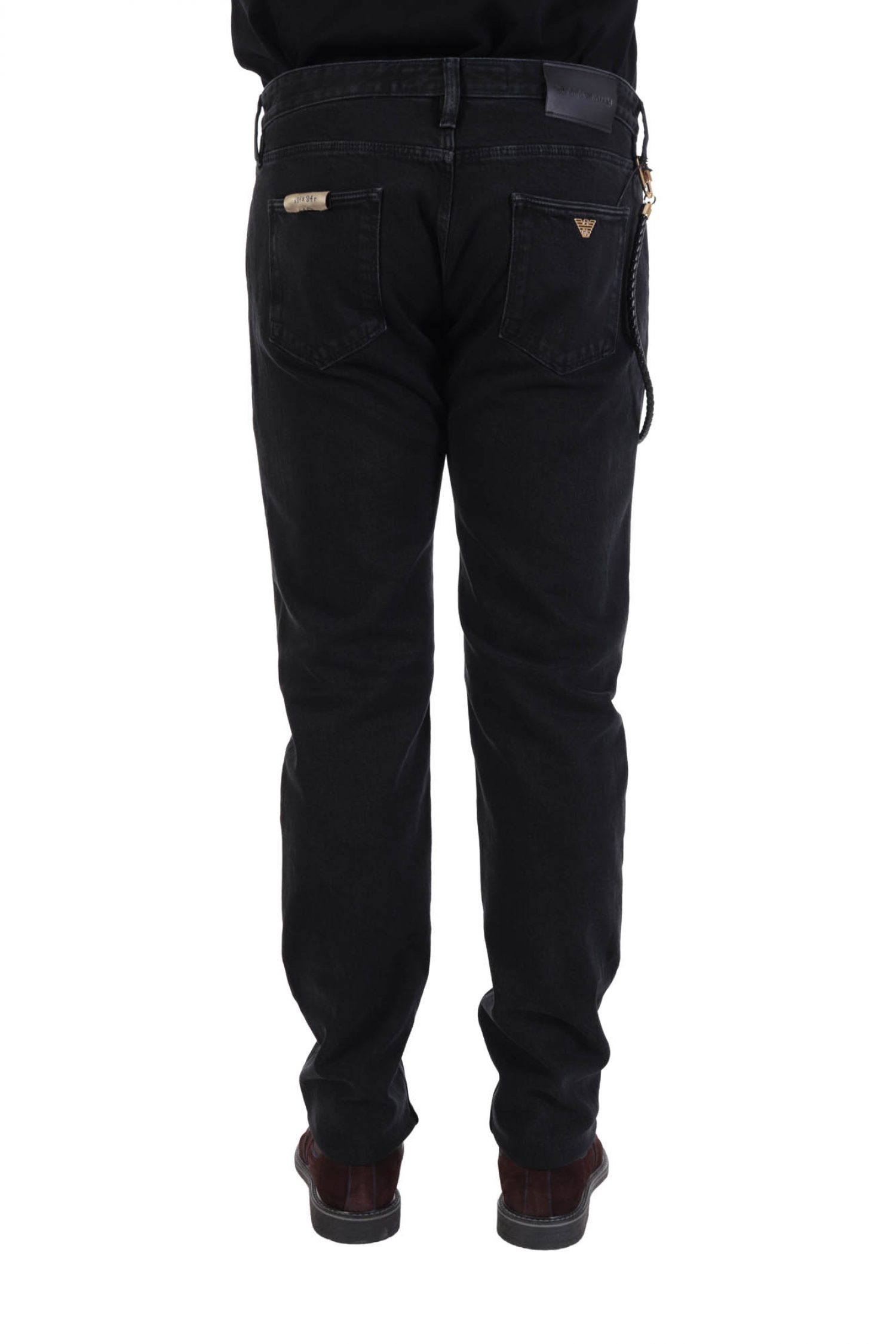 EMPORIO ARMANI ΠΑΝΤΕΛΟΝΙ JEANS J75 SLIM FIT ΜΑΥΡΟ