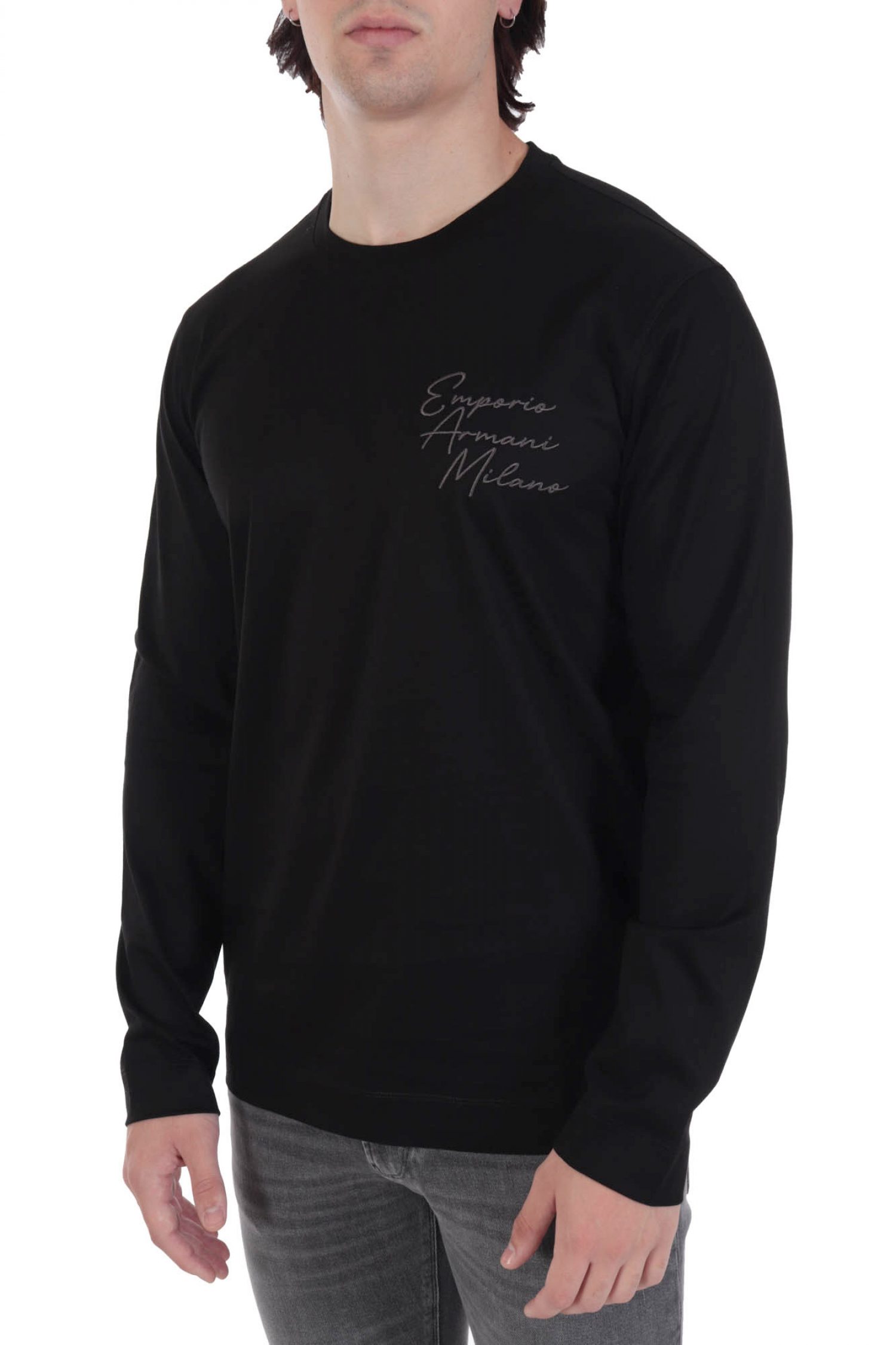 EMPORIO ARMANI T-SHIRT LOGO ΜΑΥΡΟ φωτογραφία