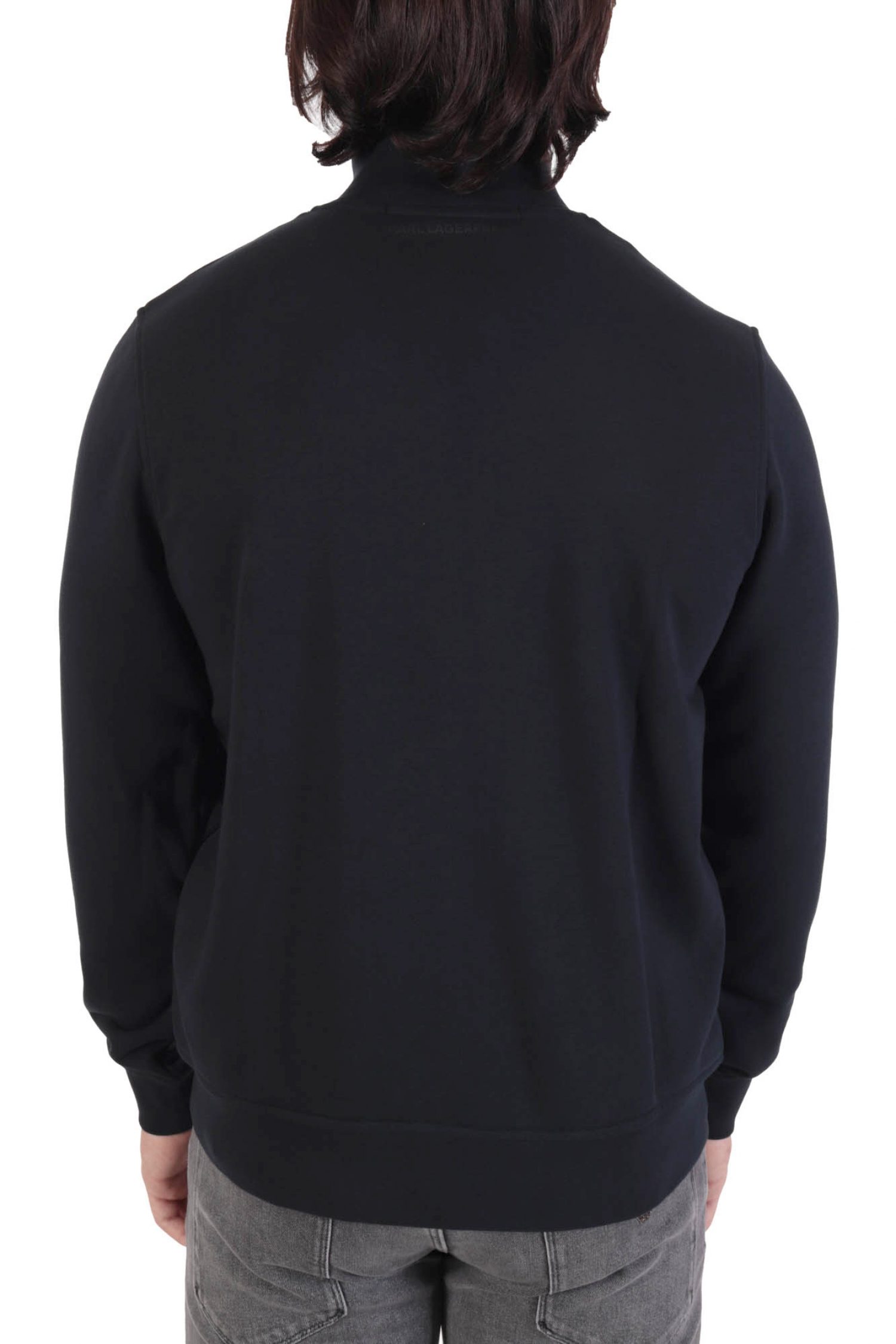 KARL LAGERFELD ΦΟΥΤΕΡ FULLZIP LOGO ΜΠΛΕ