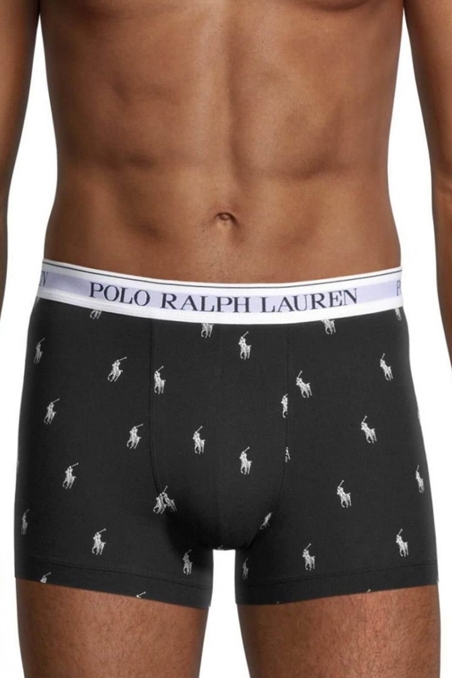RALPH LAUREN UNDERWEAR ΕΣΩΡΟΥΧΟ ΣΕΤ 3PACK STRETCH COTTON TRUNK ΜΑΥΡΟ-ΓΚΡΙ-ΛΕΥΚΟ