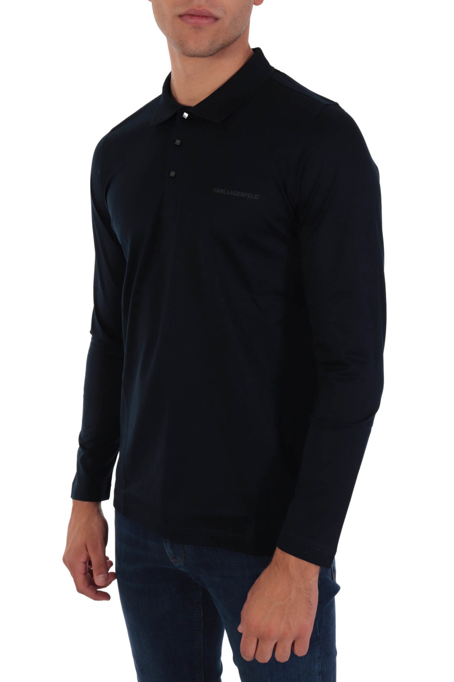 Men's Polo Shirts Karl Lagerfeld Blue