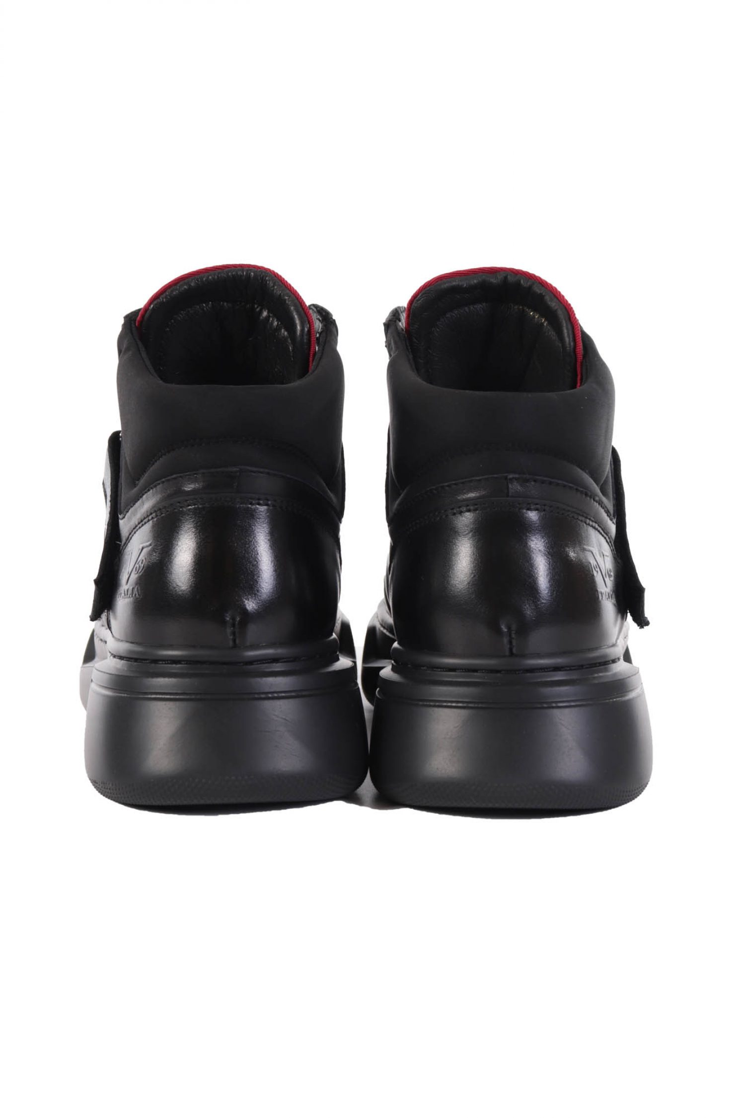 V 19.69 ΠΑΠΟΥΤΣΙ ΜΠΟΤΑΚΙ SNEAKERS ΜΑΥΡΟ-ΚΟΚΚΙΝΟ