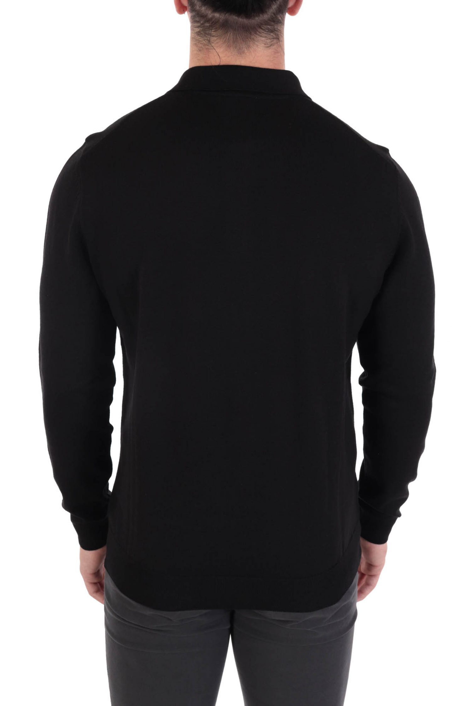 BOSS POLO ΠΛΕΚΤΟ BONO-L ΜΑΥΡΟ φωτογραφία