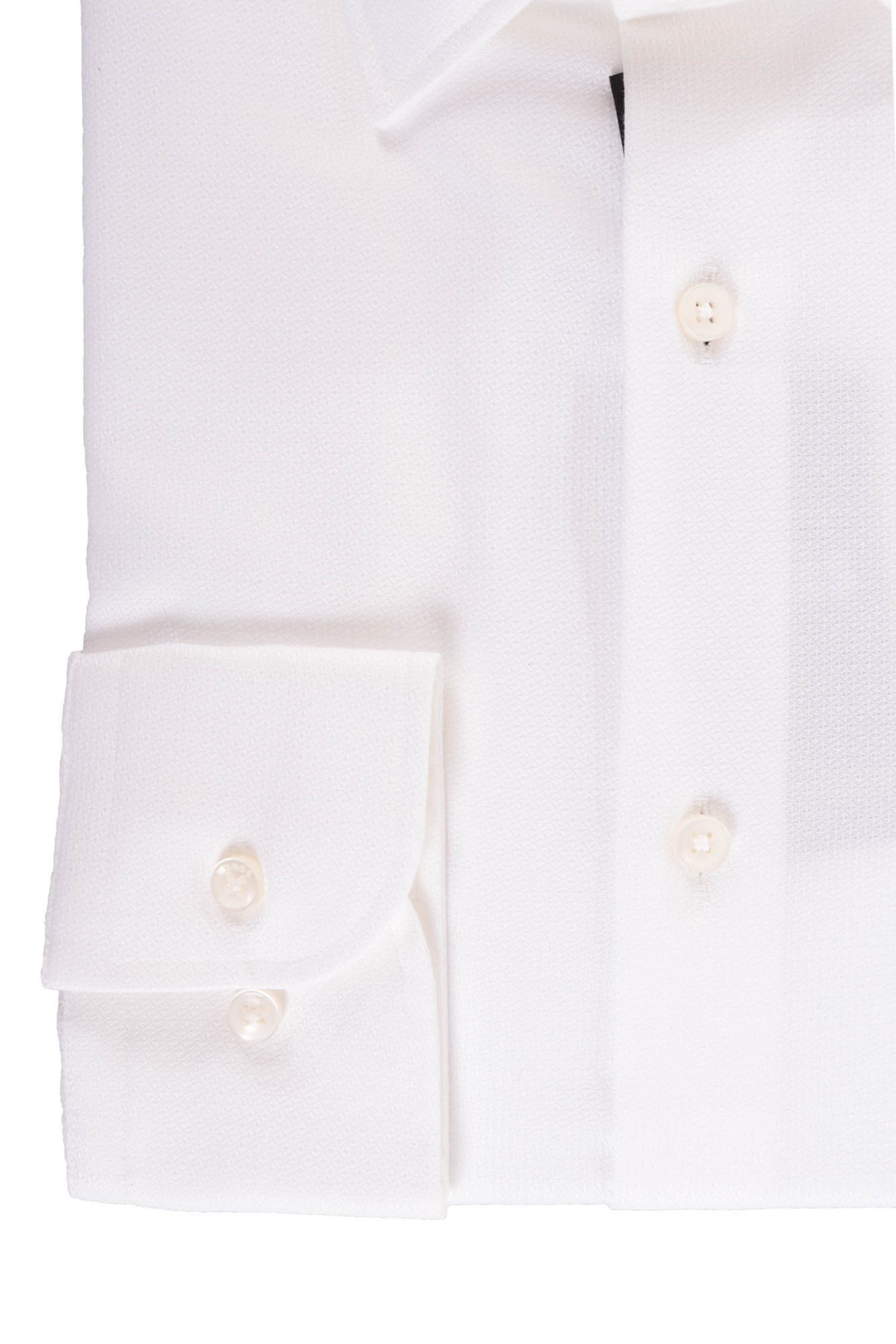 BOSS ΠΟΥΚΑΜΙΣΟ SLIM FIT EASY IRON H-HANK-KENT-C1-214 ΛΕΥΚΟ