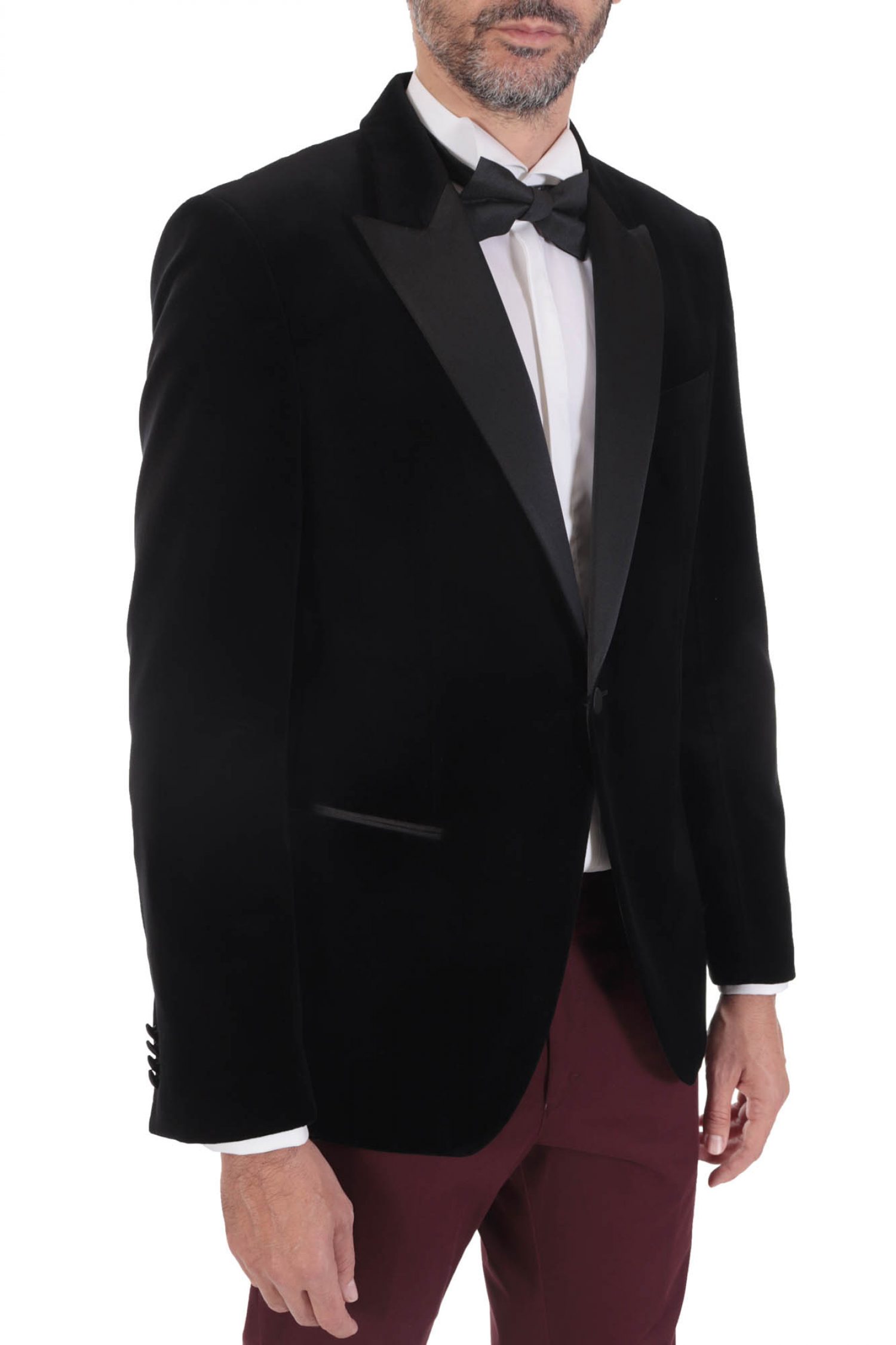 BOSS ΣΑΚΑΚΙ ΣΜΟΚΙΝ H-HUTSON-TUX-231 SLIM FIT ΜΑΥΡΟ φωτογραφία