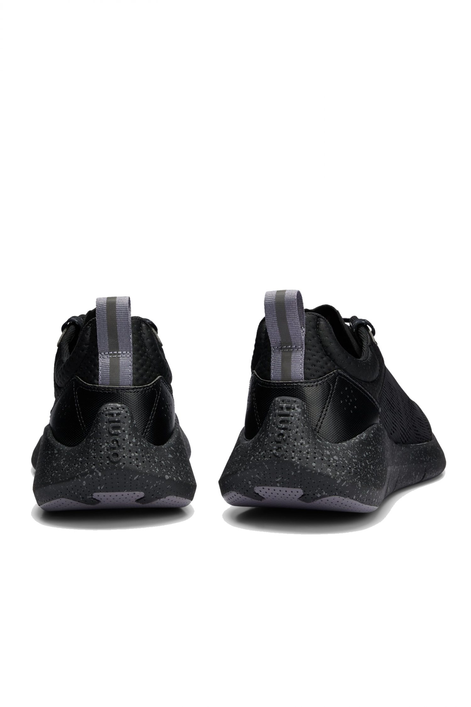 HUGO ΠΑΠΟΥΤΣΙ SNEAKERS WAYNE_RUNN_SMEBL ΜΑΥΡΟ