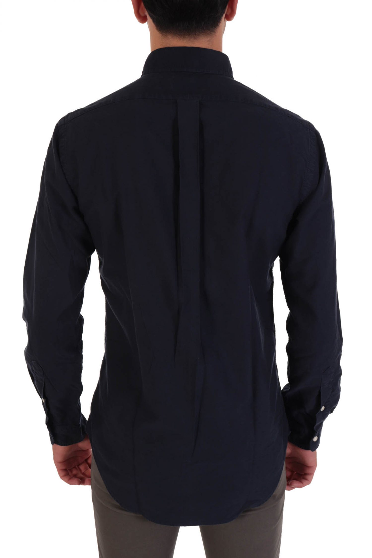 RALPH LAUREN ΠΟΥΚΑΜΙΣΟ CUSTOM FIT BUTTON DOWN BSR ΜΠΛΕ