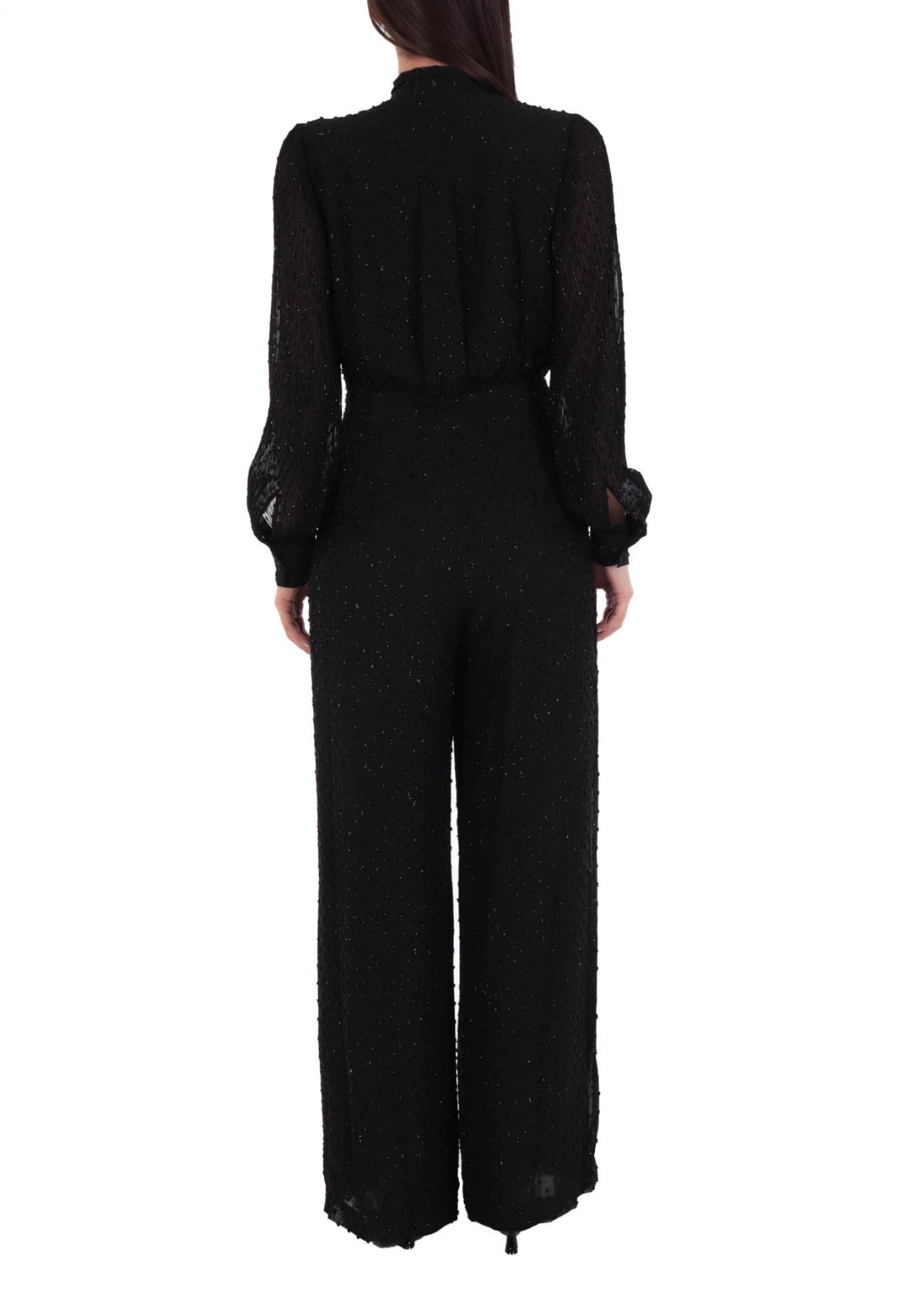 MICHAEL KORS ΟΛΟΣΩΜΗ ΦΟΡΜΑ ΔΕΣΙΜΟ ΛΑΙΜΟ ΠΛΙΣΕ ΜΑΝΙΚΙ ΜΕΤΑΛΙΖΕ ΛΕΠΤΟΜΕΡΕΙΕΣ ΜΑΥΡΟ φωτογραφία