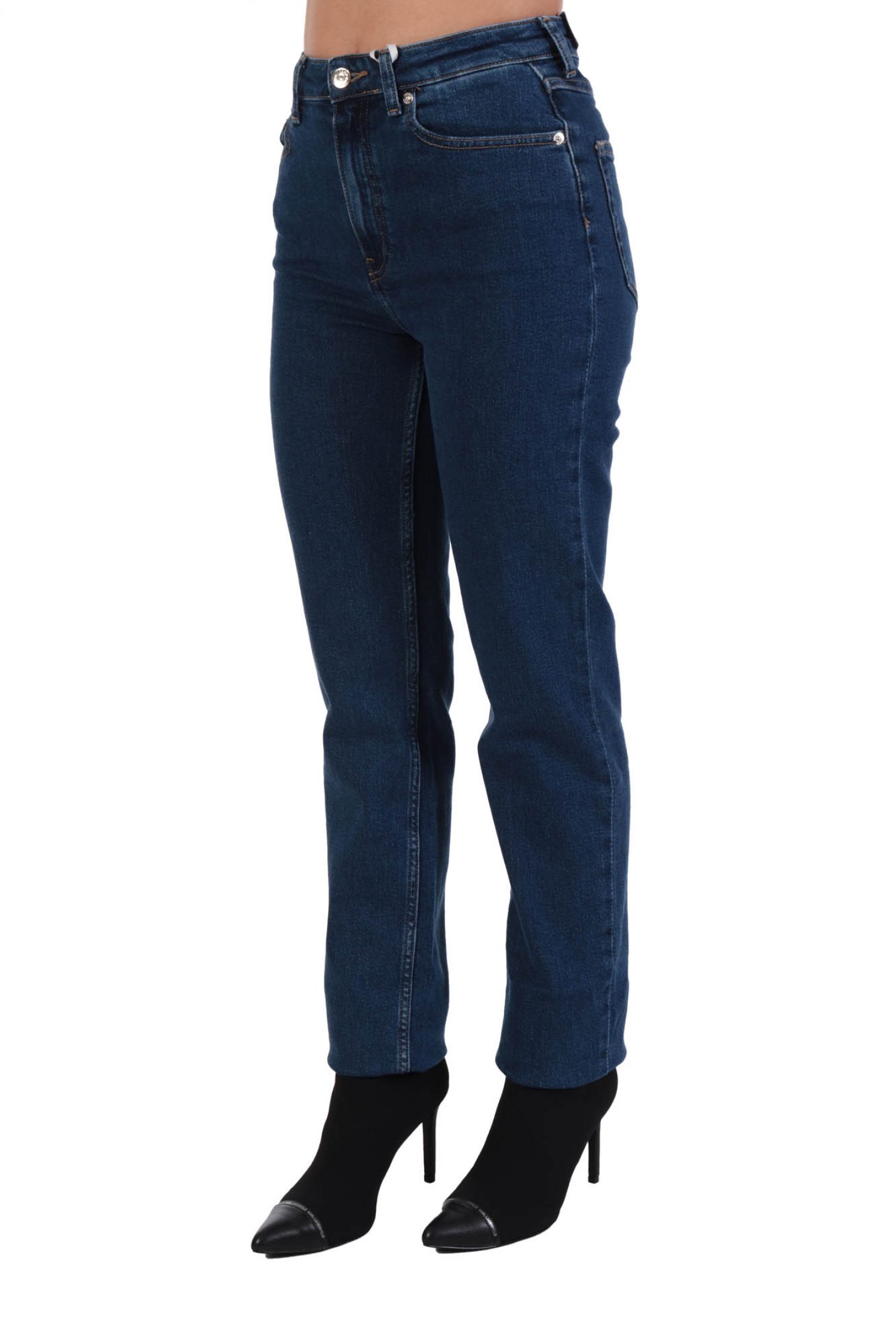 TOMMY HILFIGER ΠΑΝΤΕΛΟΝΙ JEANS NEW CLASSIC STRAIGHT ΨΗΛΟΜΕΣΟ ΜΠΛΕ