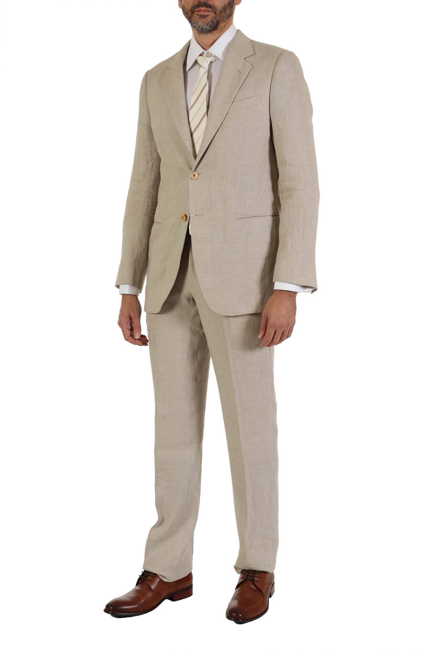 ARMANI COLLEZIONI ΚΟΣΤΟΥΜΙ ΔΙΚΟΥΜΠΟ ΡΙΓΕ ΓΚΡΙ