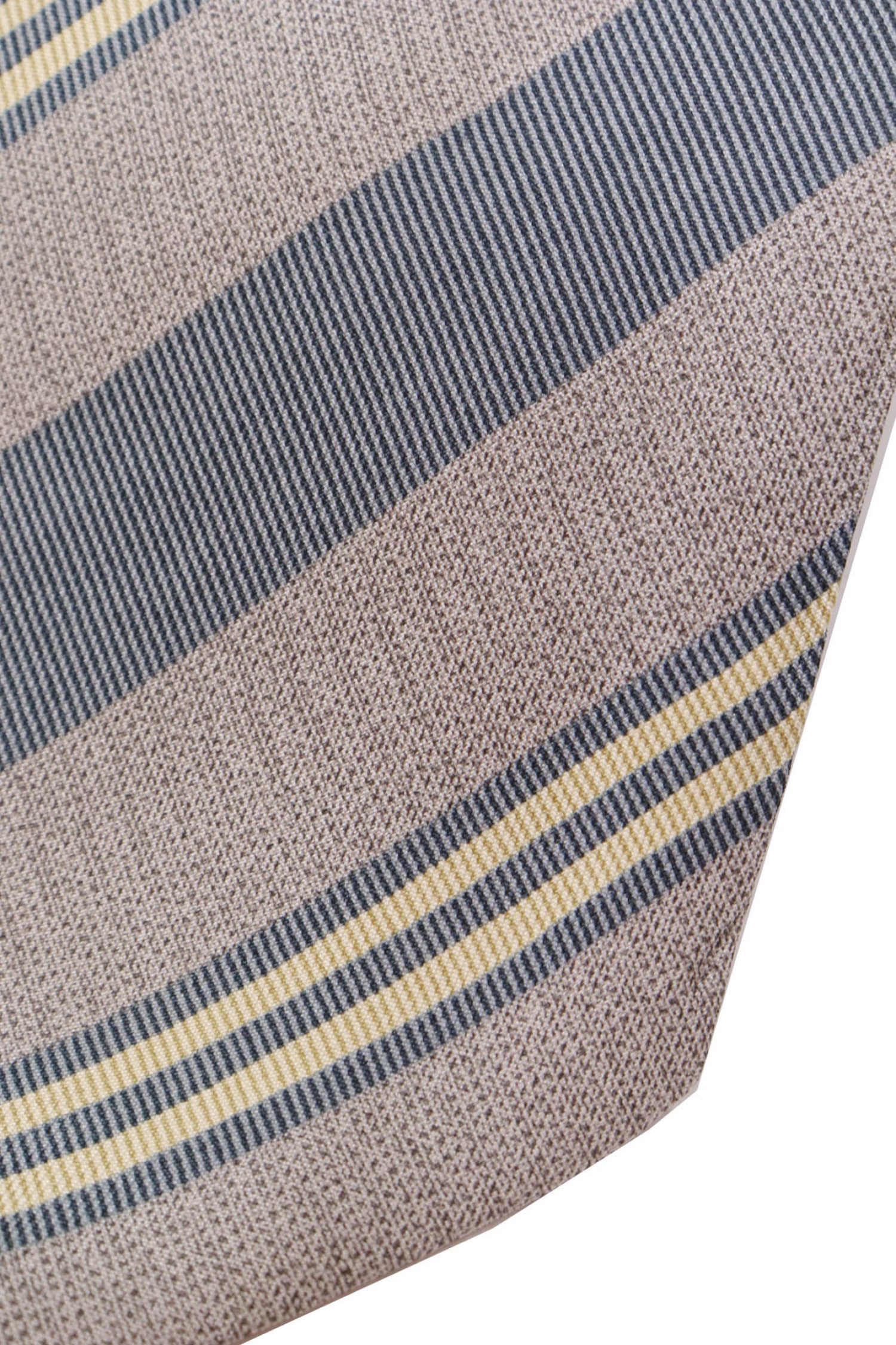 ARMANI COLLEZIONI ΓΡΑΒΑΤΑ 9,5CM ΔΙΑΓΩΝΑΛ ΓΚΡΙ