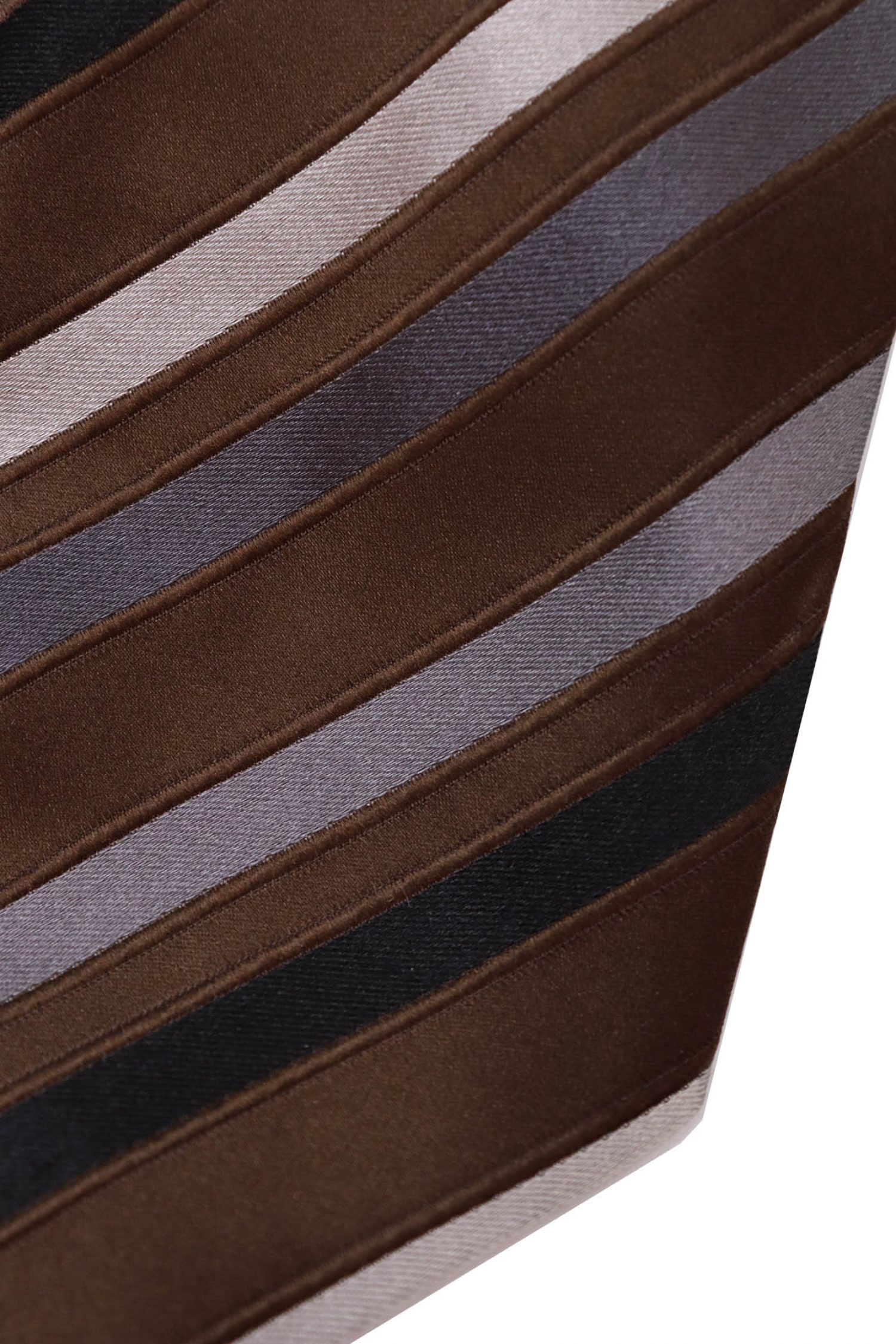 GALLIENI ΓΡΑΒΑΤΑ 9CM ΡΙΓΕ ΜΠΛΕ-ΚΑΦΕ φωτογραφία