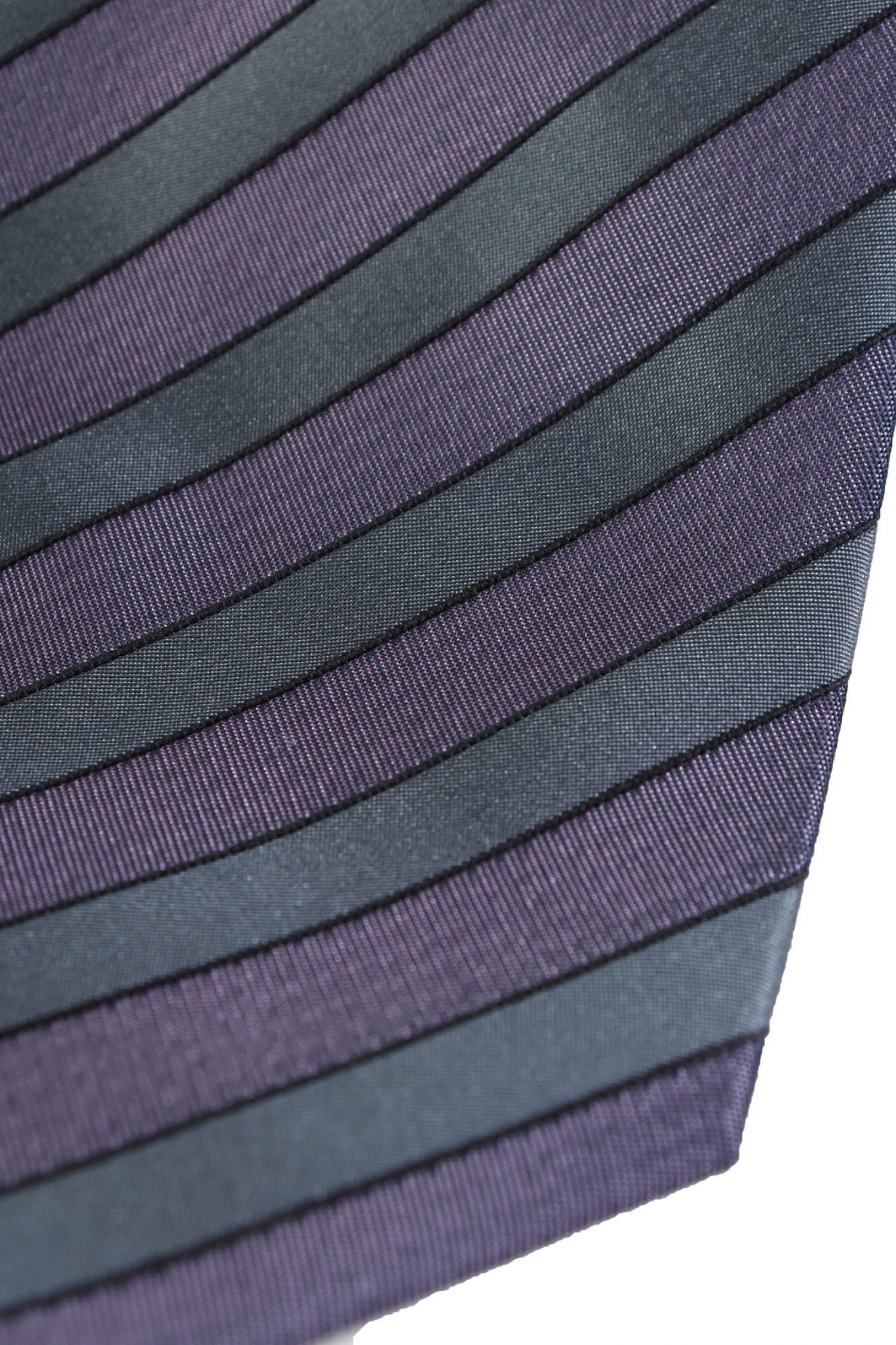 BOSS ΓΡΑΒΑΤΑ 8,5CM ΡΙΓΕ ΜΠΛΕ-ΜΩΒ