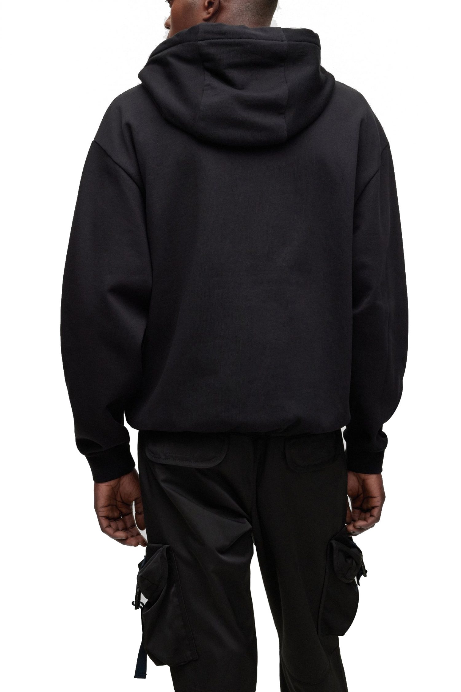 BOSS ΦΟΥΤΕΡ HOODIE W_KHABY_KB X KHABY ΜΑΥΡΟ φωτογραφία