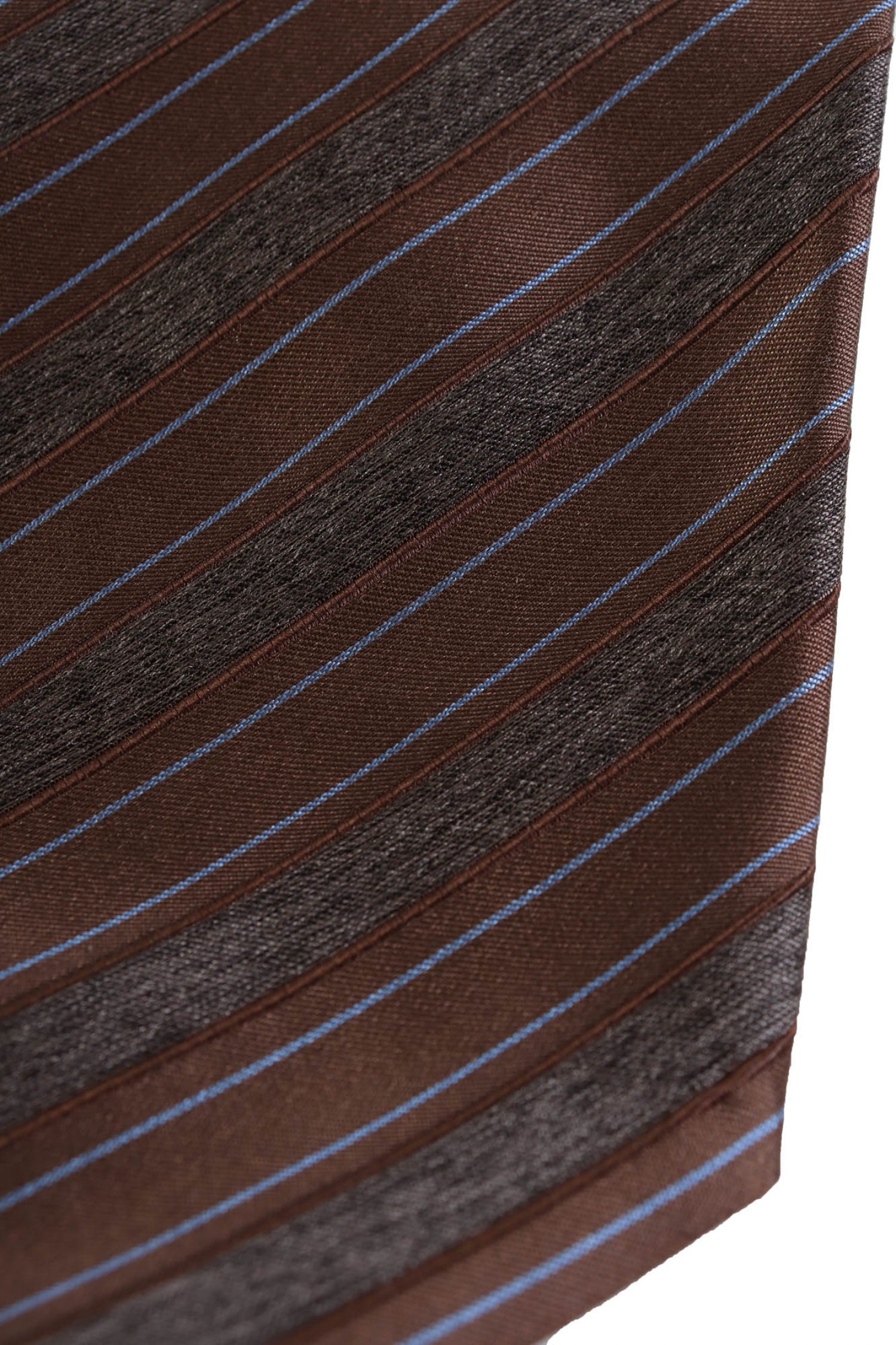 BOSS ΓΡΑΒΑΤΑ 9CM ΡΙΓΕ ΣΙΕΛ-ΚΑΦΕ