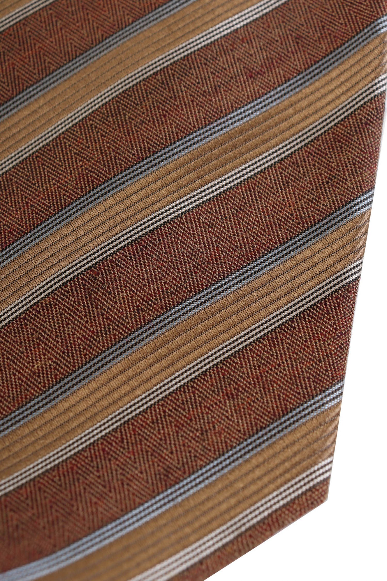 BOSS ΓΡΑΒΑΤΑ 9CM ΡΙΓΕ ΚΑΦΕ φωτογραφία