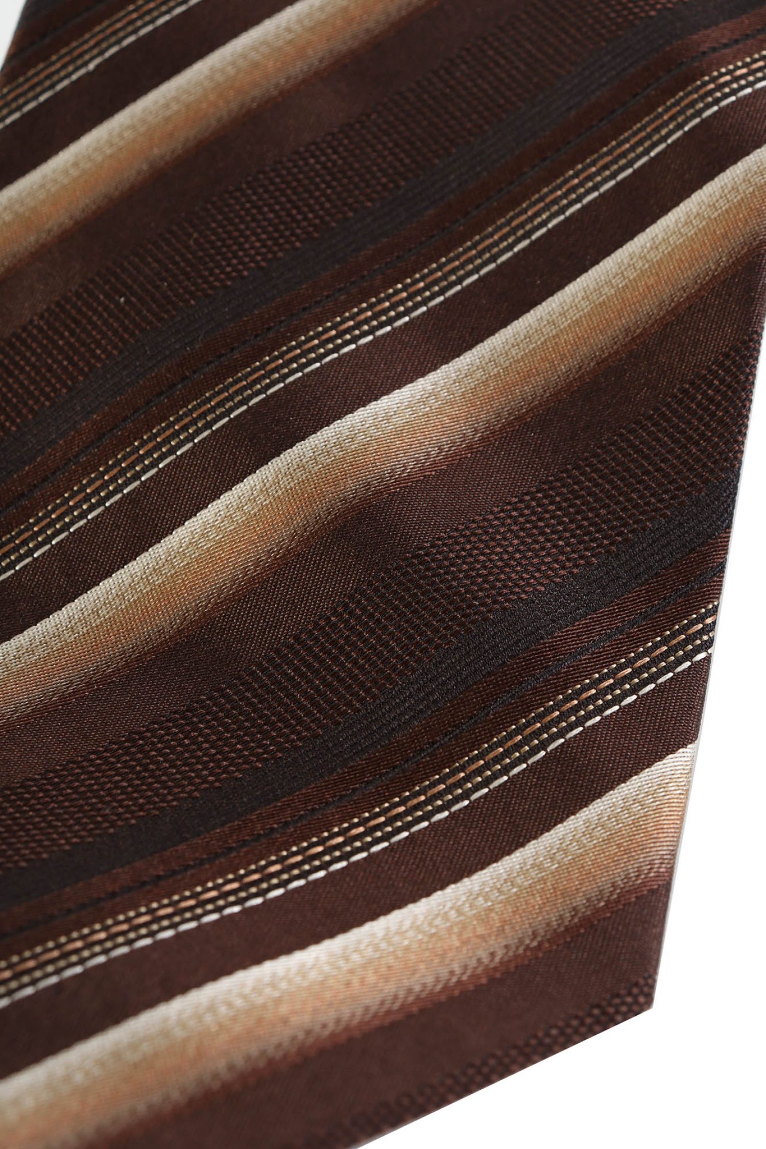 BOSS ΓΡΑΒΑΤΑ 9CM ΡΙΓΕ ΚΑΦΕ φωτογραφία