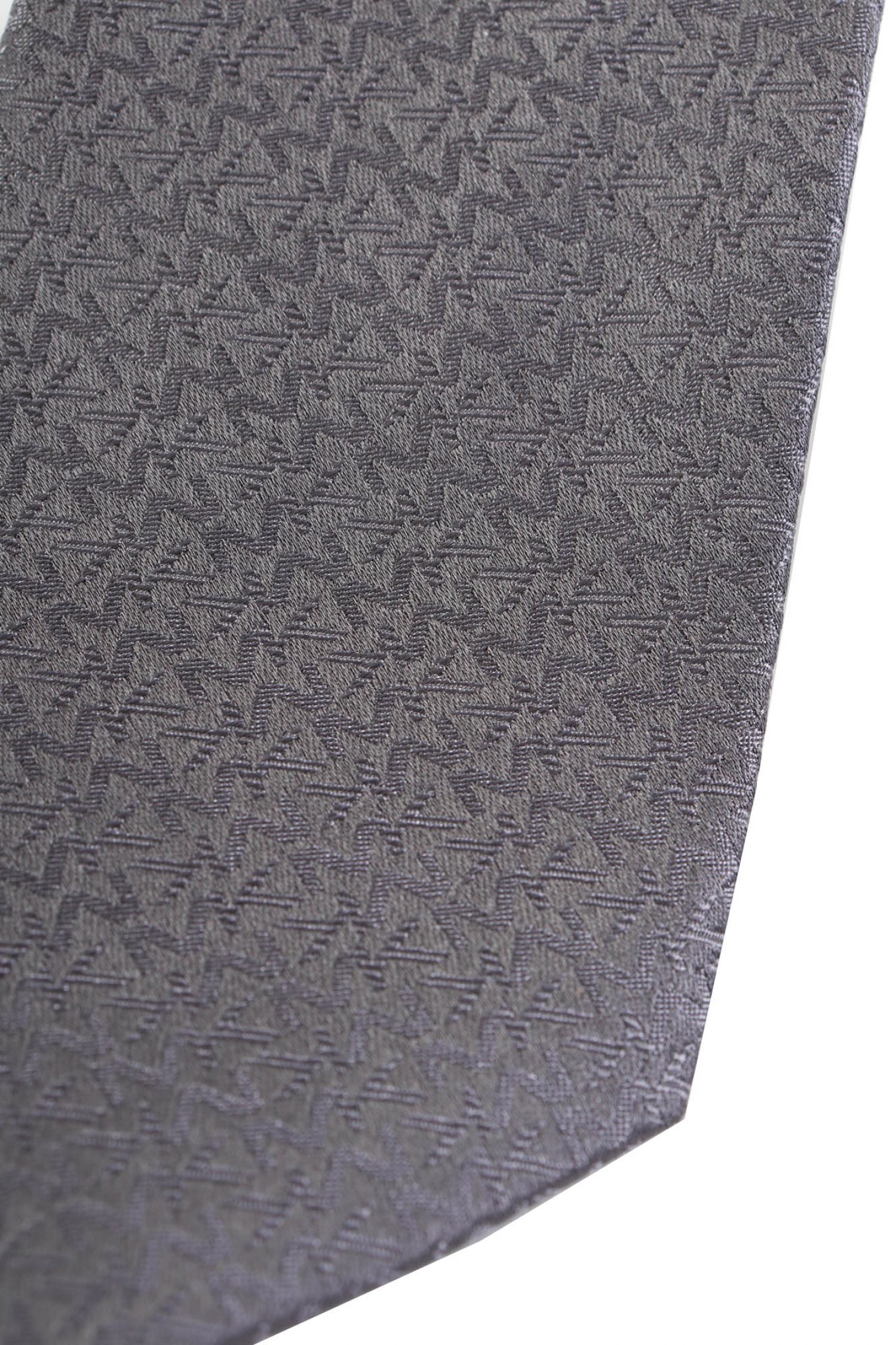 MICHAEL KORS ΓΡΑΒΑΤΑ ALL OVER PRINT LOGO ΓΚΡΙ