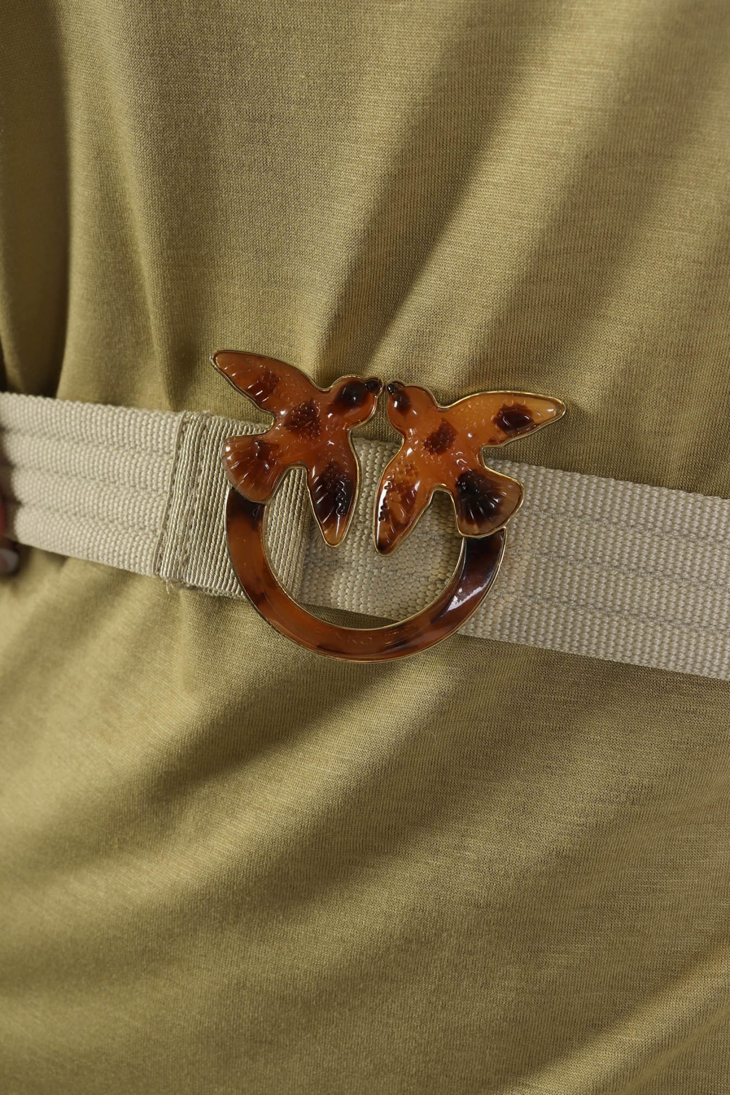 PINKO ΦΟΡΕΜΑ LANGHIRANO ABITO ΒΑΤΕΣ ΩΜΟΥΣ ΖΩΝΗ ΛΑΔΙ φωτογραφία