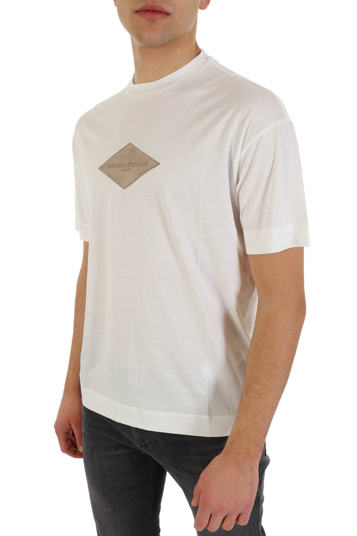 EMPORIO ARMANI T-SHIRT LOGO ΛΕΥΚΟ φωτογραφία