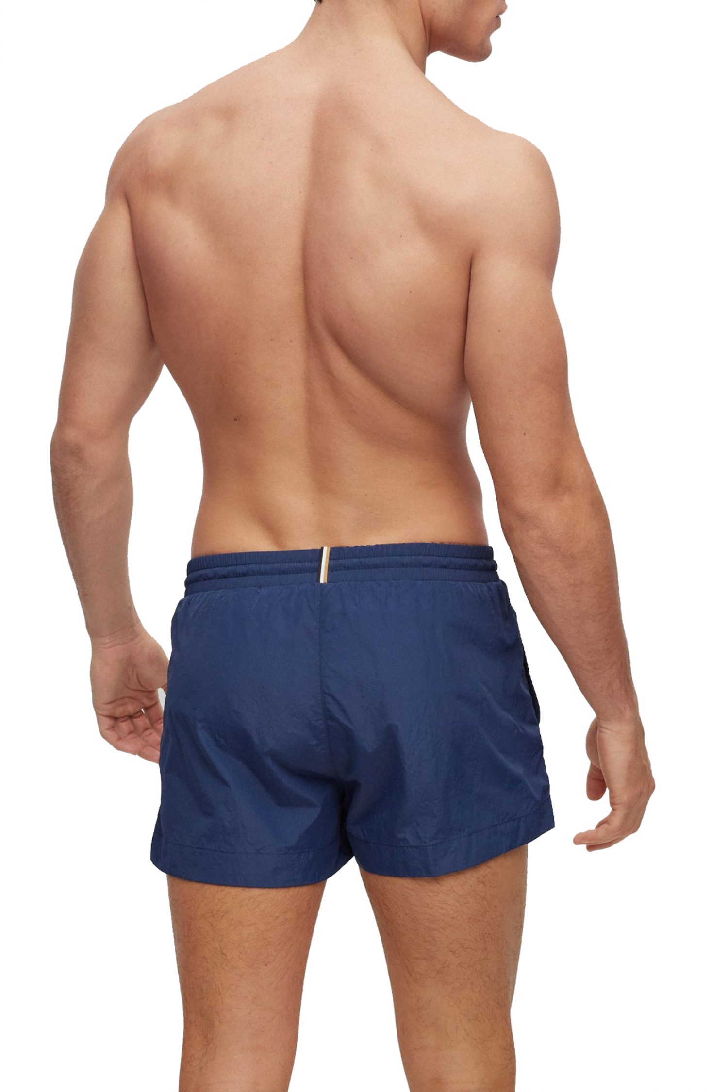 BOSS BEACHWEAR ΜΑΓΙΩ MOONEYE QUICK DRY ΜΠΛΕ