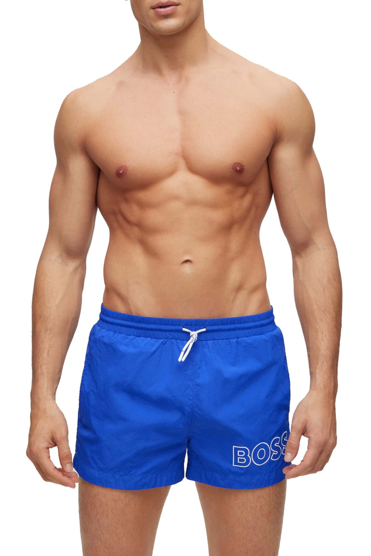 BOSS BEACHWEAR ΜΑΓΙΩ MOONEYE QUICK DRY ΡΟΥΑ ΜΠΛΕ