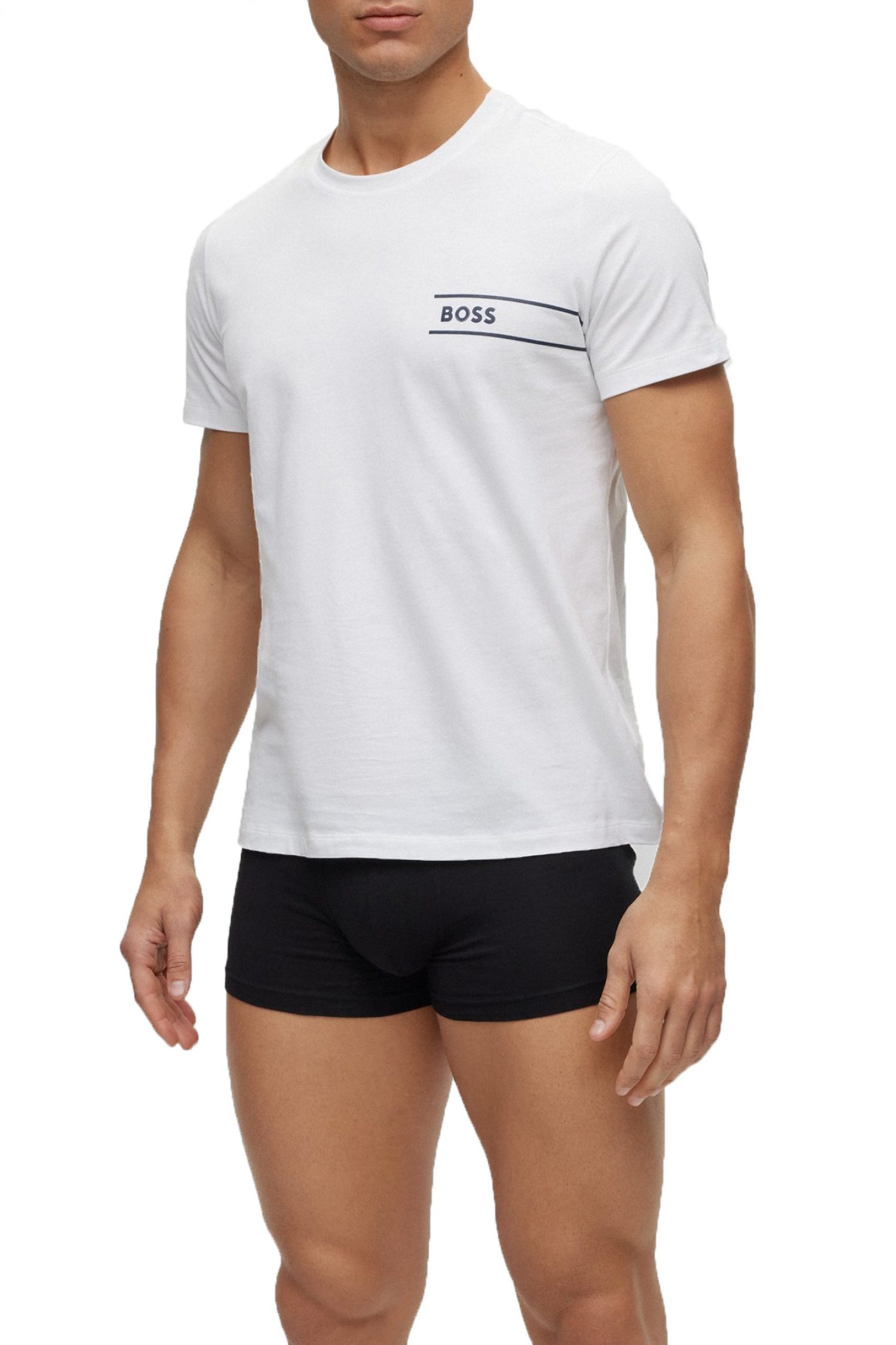 BOSS ΕΣΩΡΟΥΧΟ T-SHIRT RN CREW NECK ΛΕΥΚΟ φωτογραφία