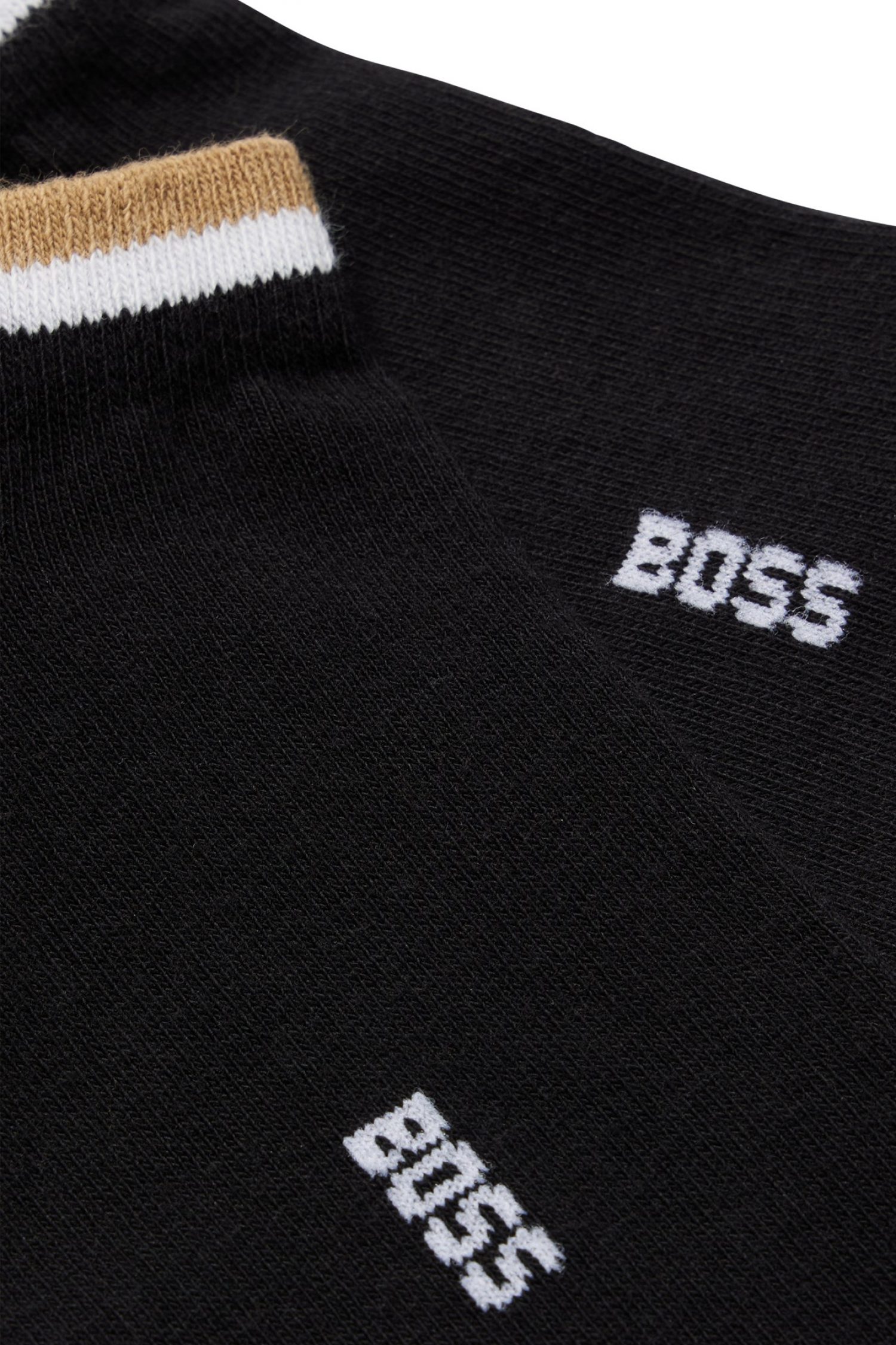 BOSS ΚΑΛΤΣΑΚΙΑ 2PACK AS UNISTRIPE CC ΜΑΥΡΟ