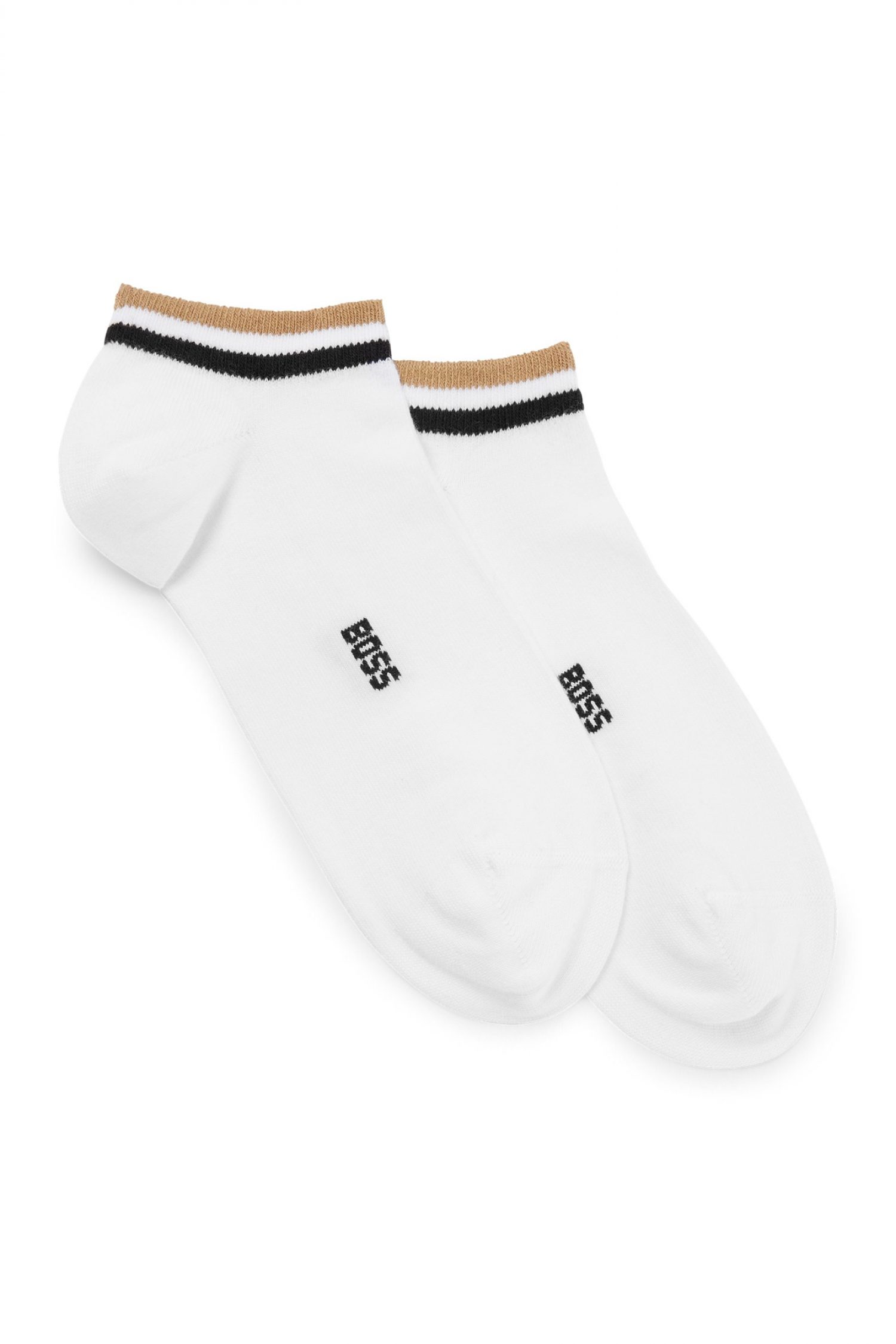 BOSS ΚΑΛΤΣΑΚΙΑ 2PACK AS UNISTRIPE CC ΛΕΥΚΟ