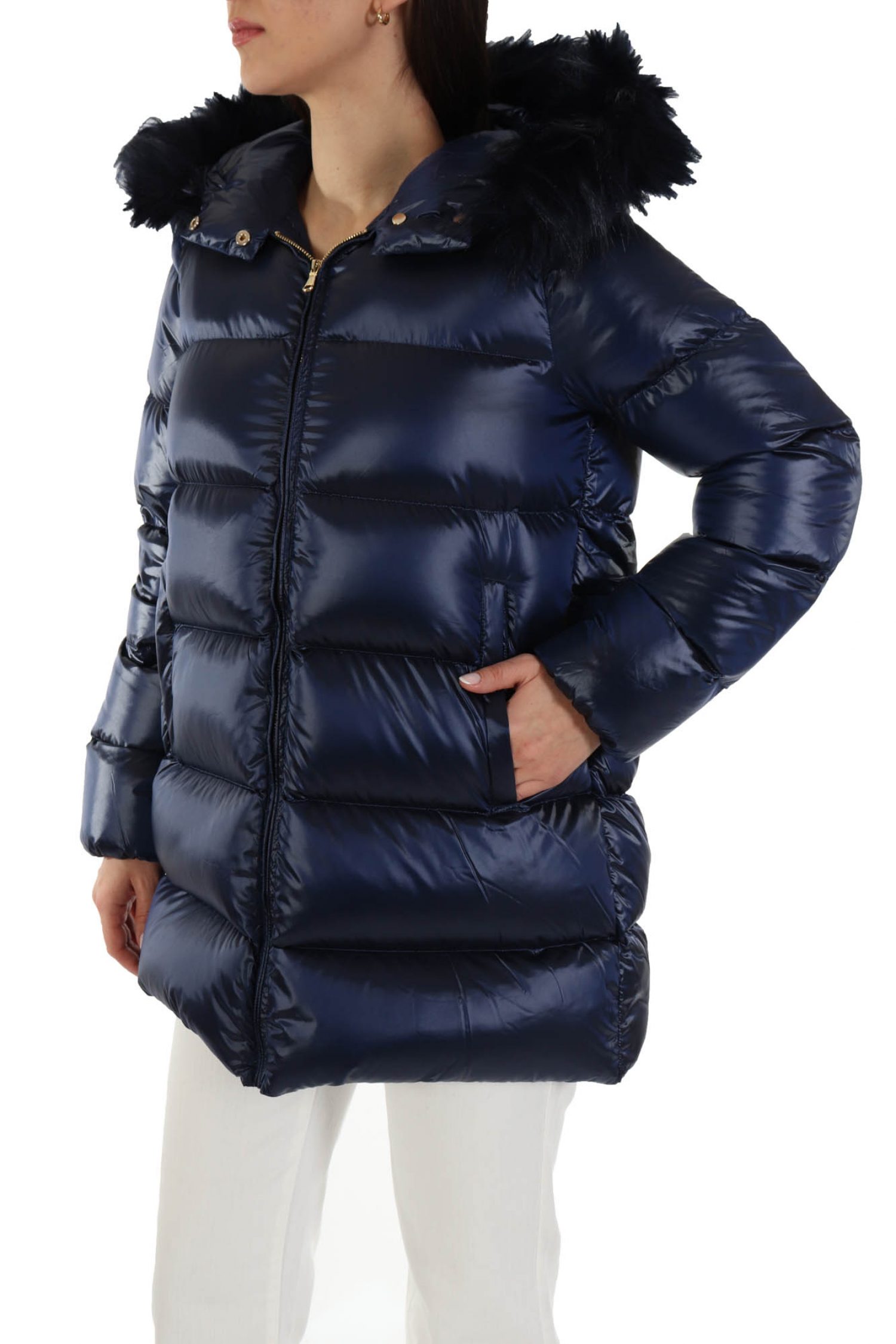 MARELLA EMME ΜΠΟΥΦΑΝ ΦΟΥΣΚΩΤΟ ASTOR ΜΗ ΑΠΟΣΠΩΜΕΝΗ ΚΟΥΚΟΥΛΑ ΜΠΛΕ φωτογραφία