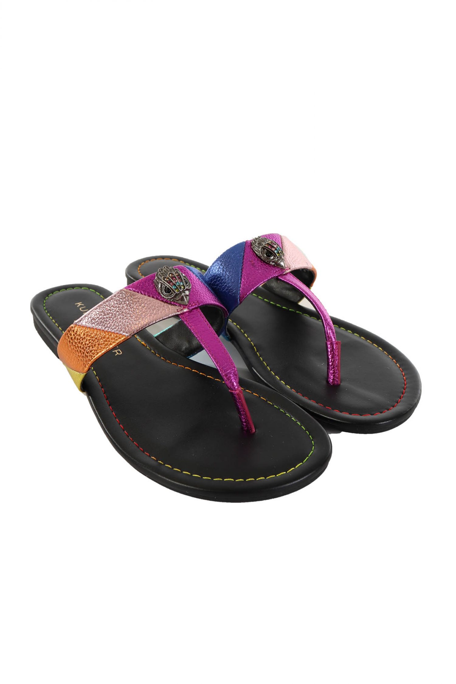 KURT GEIGER ΠΑΠΟΥΤΣΙΑ ΣΑΝΔΑΛΙΑ T-BAR ΠΟΛΥΧΡΩΜΟ φωτογραφία