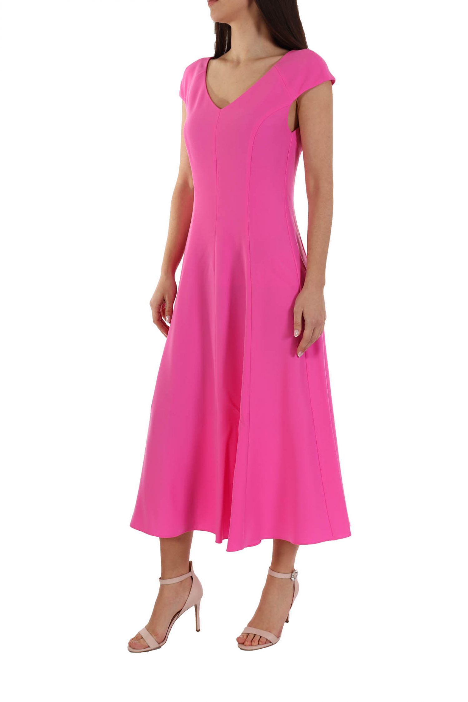 EMPORIO ARMANI ΦΟΡΕΜΑ ΚΛΟΣ ΑΝΟΙΓΜΑ ΠΛΑΤΗ ΦΟΥΞΙΑ φωτογραφία