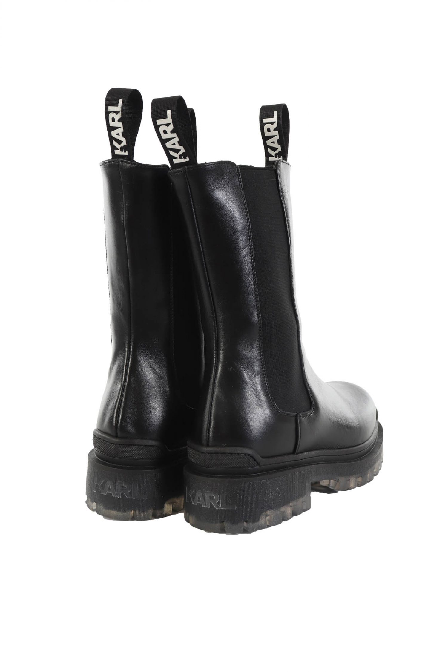 KARL LAGERFELD ΠΑΠΟΥΤΣΙΑ BIKER II LONG GORE BOOT ΜΑΥΡΟ φωτογραφία