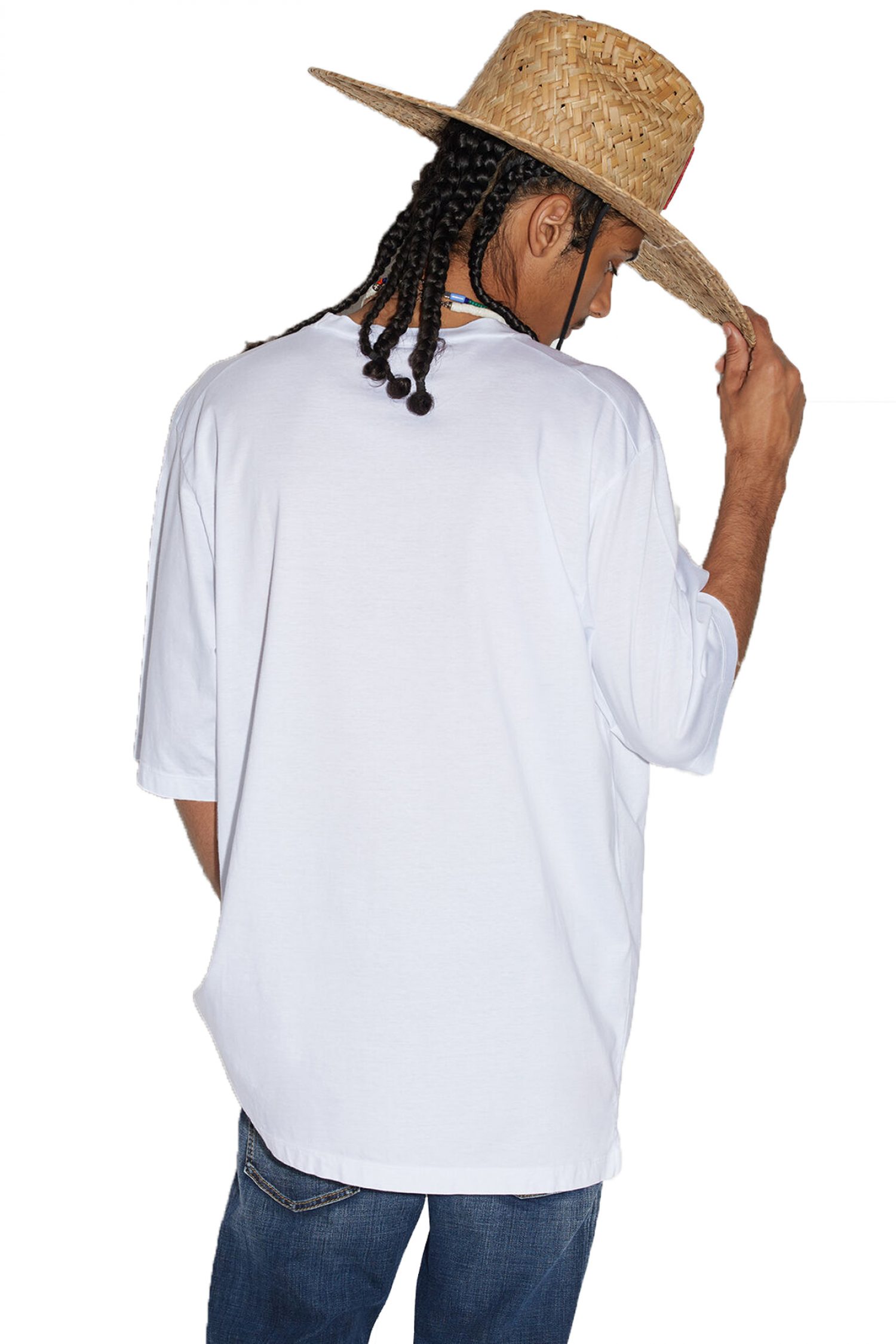 DSQUARED2 T-SHIRT SKATER FIT ΛΕΥΚΟ φωτογραφία