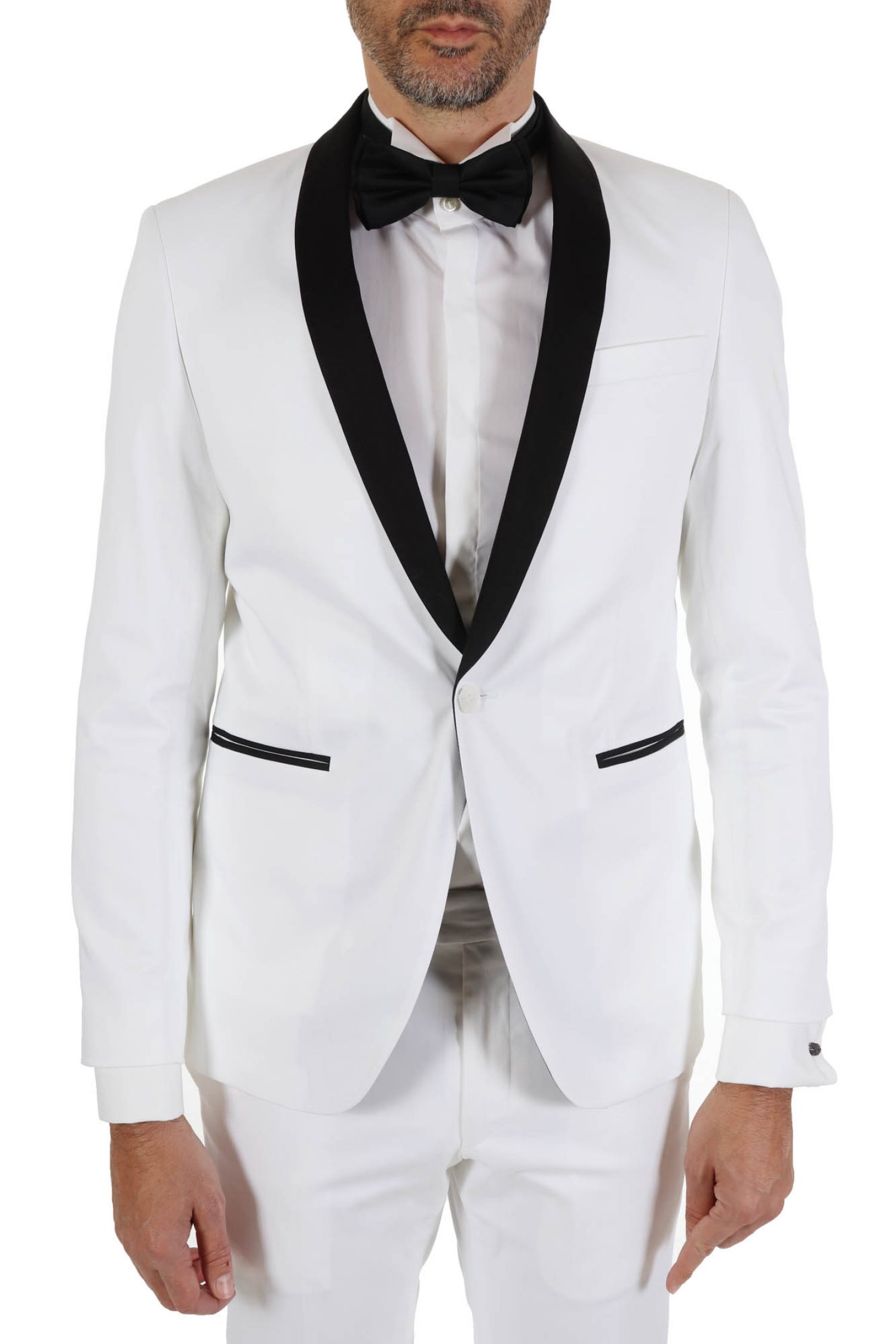 KARL LAGERFELD ΚΟΣΤΟΥΜΙ ΣΜΟΚΙΝ ΛΕΥΚΟ-ΜΑΥΡΟ