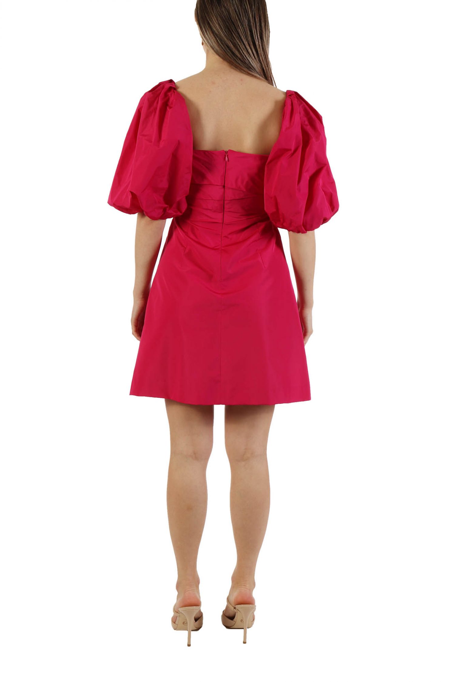 MARELLA ΦΟΡΕΜΑ LAWIA ΠΙΕΤΕΣ ΦΟΥΣΚΩΤΟ ΜΑΝΙΚΙ ΦΟΥΞΙΑ φωτογραφία