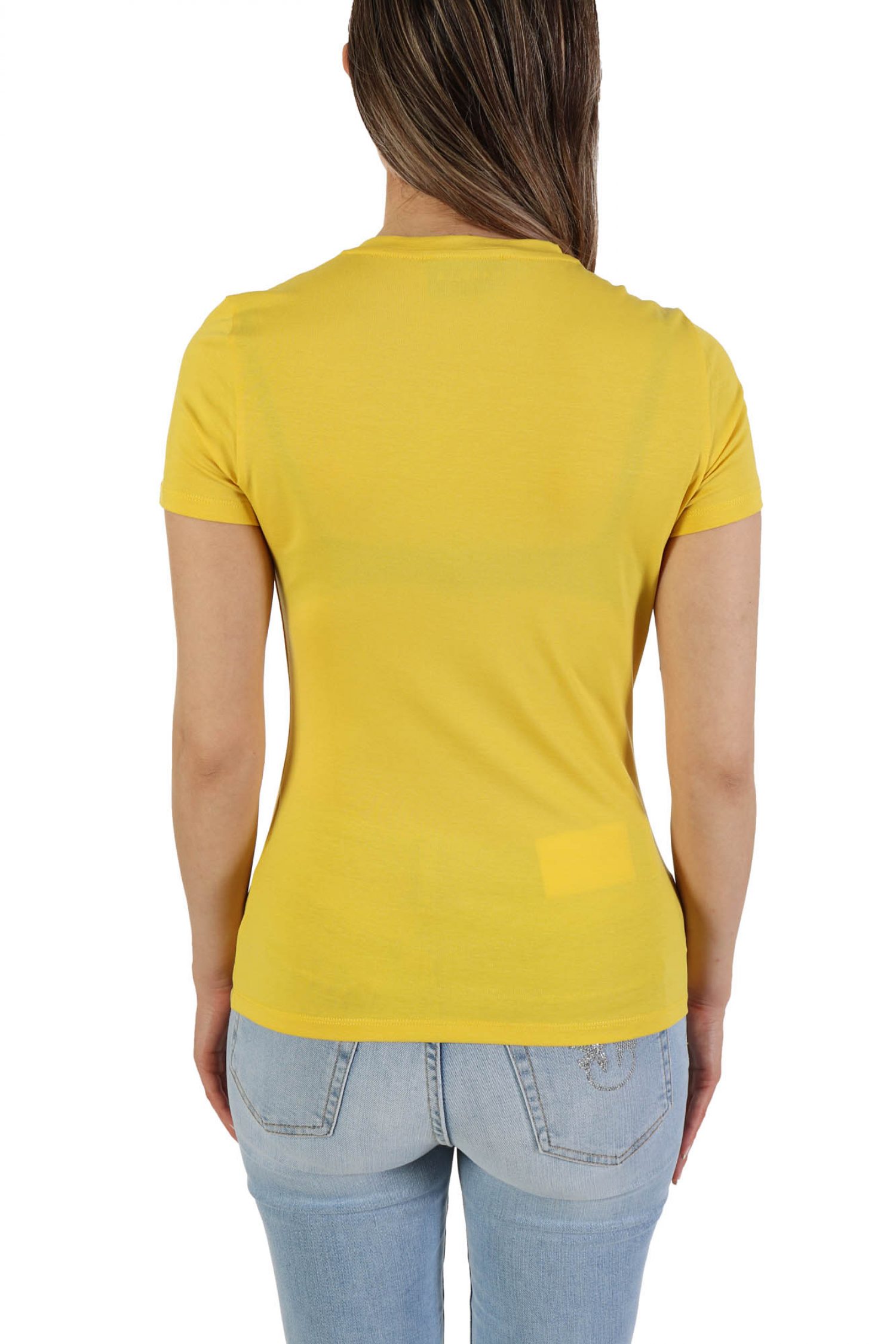 MARELLA T-SHIRT BAMBY ΛΑΙΜΟΚΟΨΗ ΚΟΜΠΟΣ ΚΙΤΡΙΝΟ φωτογραφία