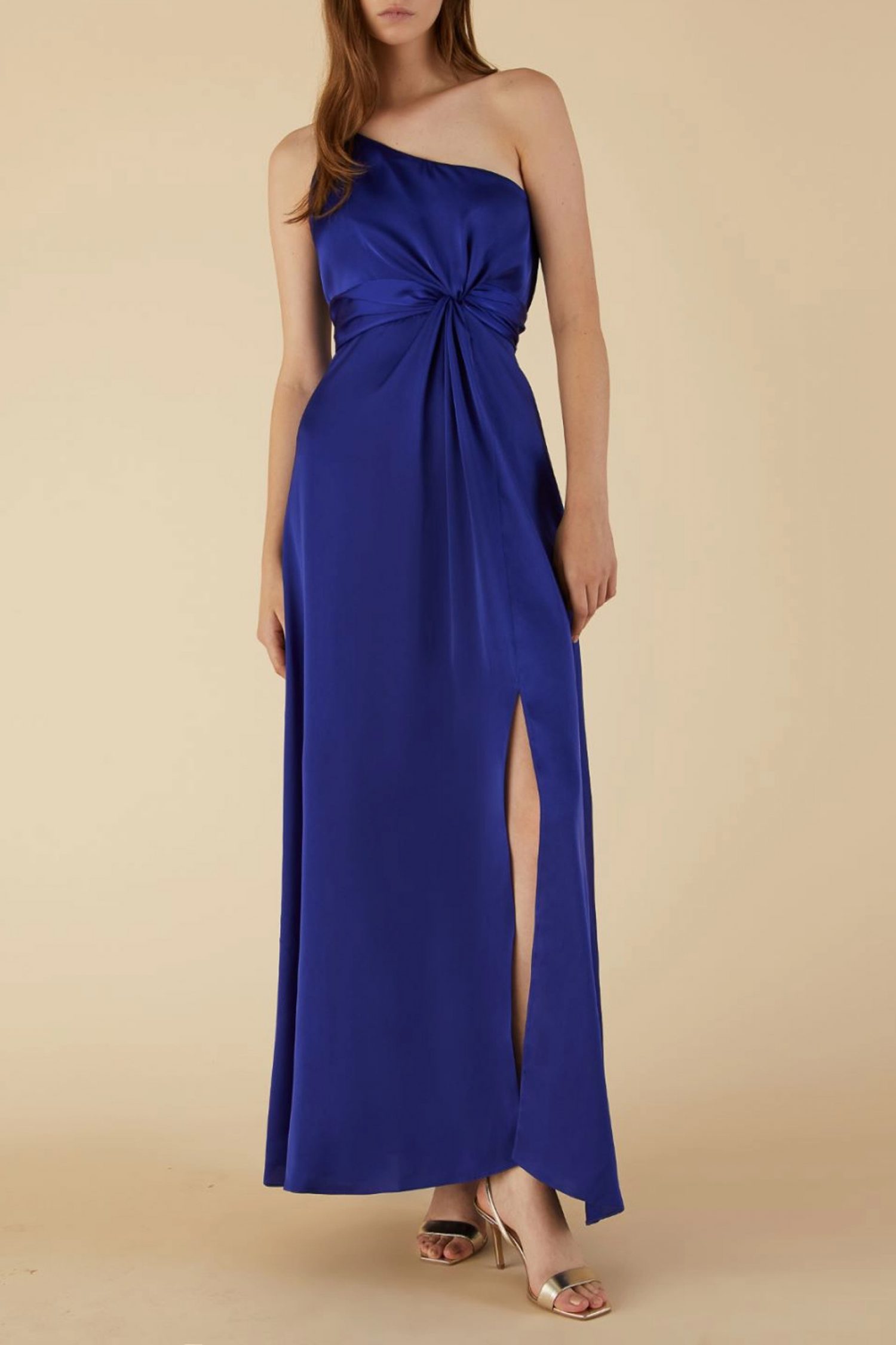 MARELLA EMME ΦΟΡΕΜΑ GENZANA ΕΝΑΣ ΩΜΟΣ ΑΝΟΙΓΜΑ ΠΛΑ'Ι ΜΩΒ φωτογραφία