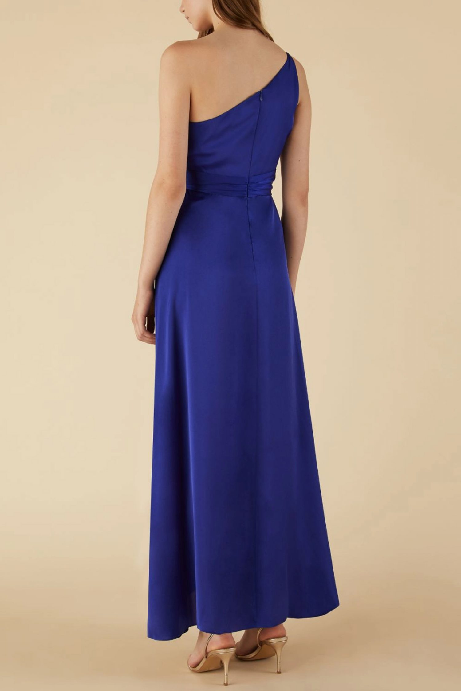 MARELLA EMME ΦΟΡΕΜΑ GENZANA ΕΝΑΣ ΩΜΟΣ ΑΝΟΙΓΜΑ ΠΛΑ'Ι ΜΩΒ φωτογραφία