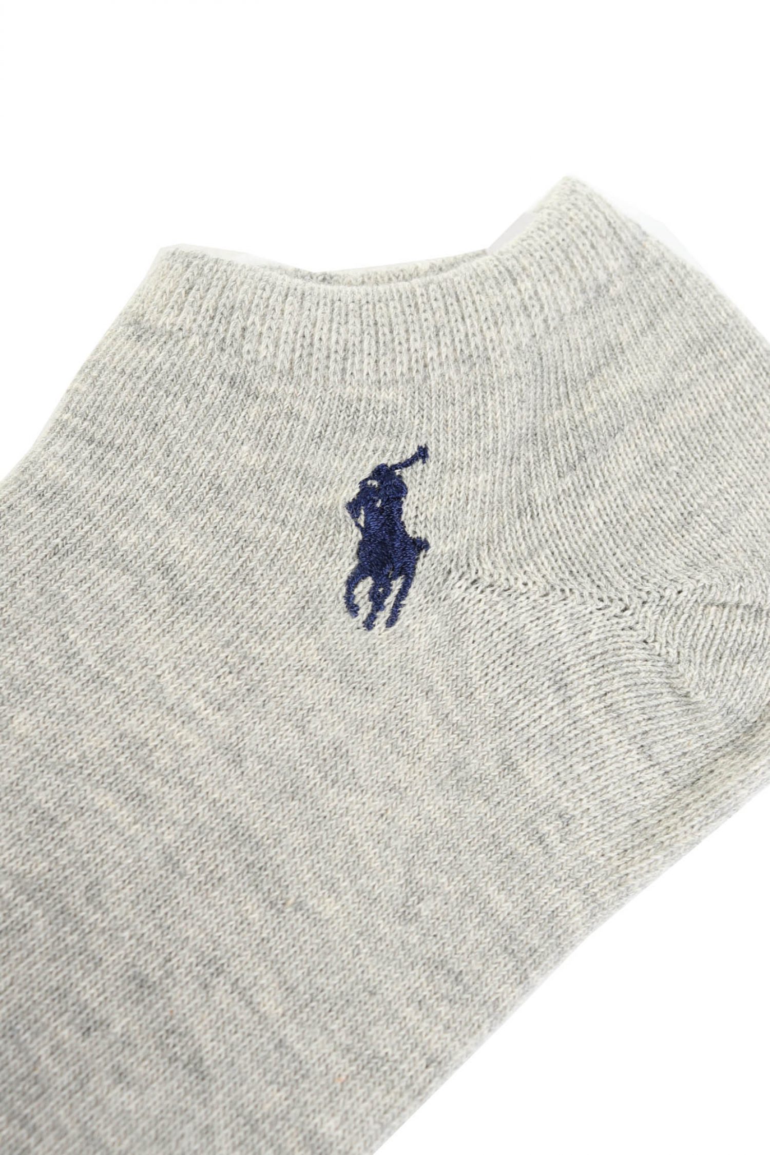 RALPH LAUREN ΚΑΛΤΣΕΣ 3 PAIRS LOGO ΛΕΥΚΟ-ΓΚΡΙ-ΜΑΥΡΟ