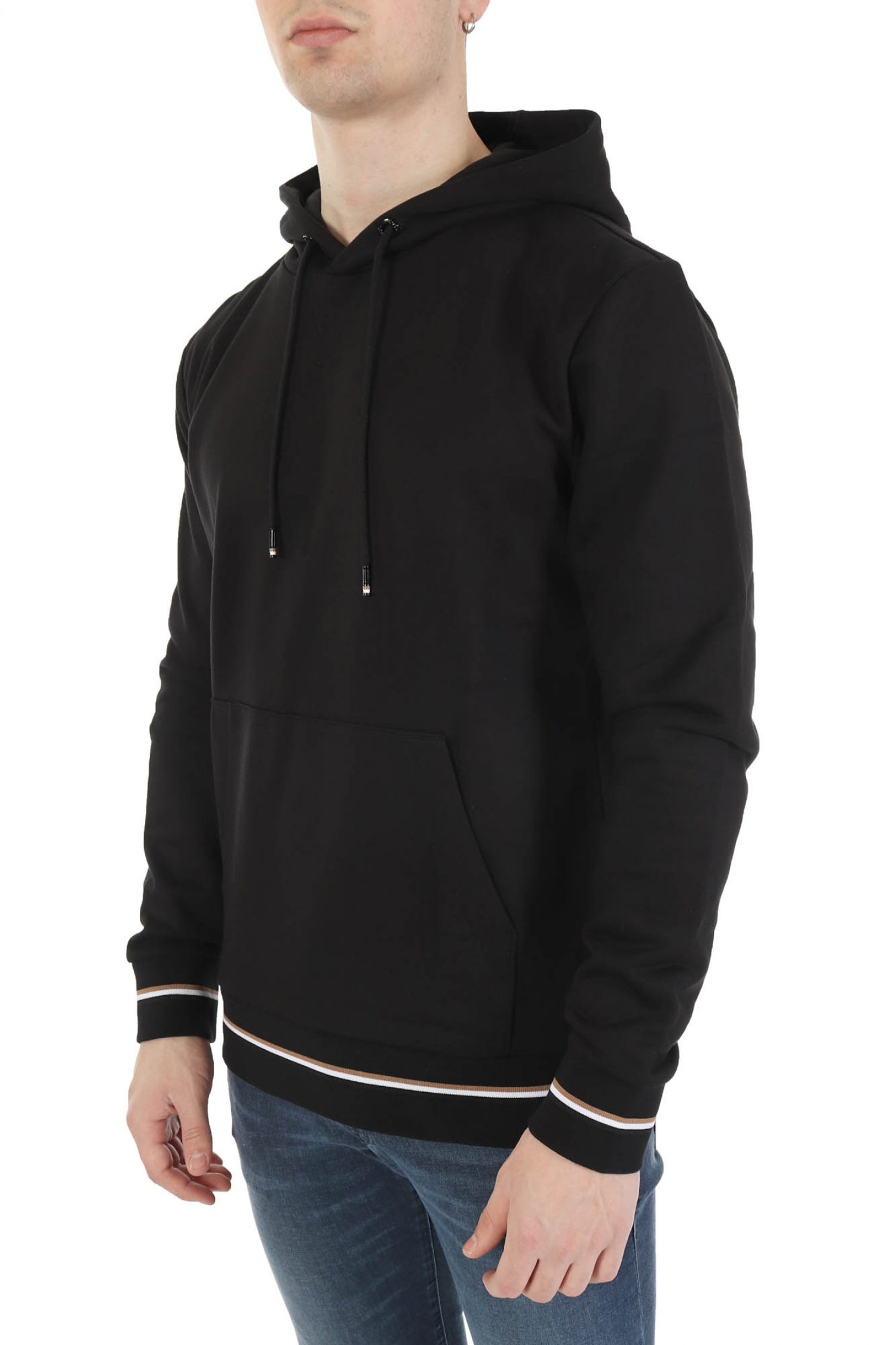 BOSS ΦΟΥΤΕΡ HOODIE SEEGER 127 ΜΑΥΡΟ