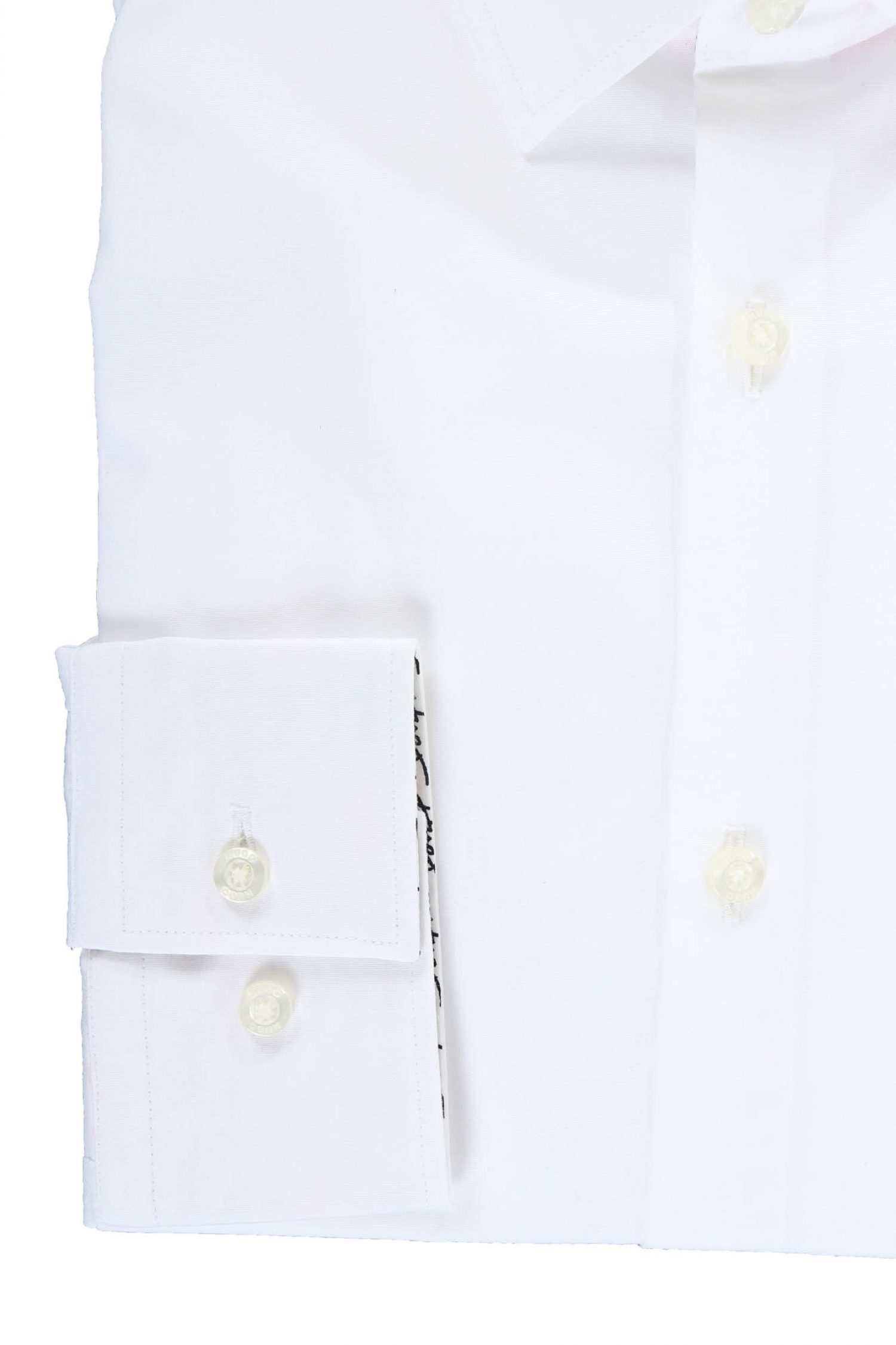 HUGO ΠΟΥΚΑΜΙΣΟ Ekoy EXTRA SLIM FIT EASY IRON ΛΕΥΚΟ