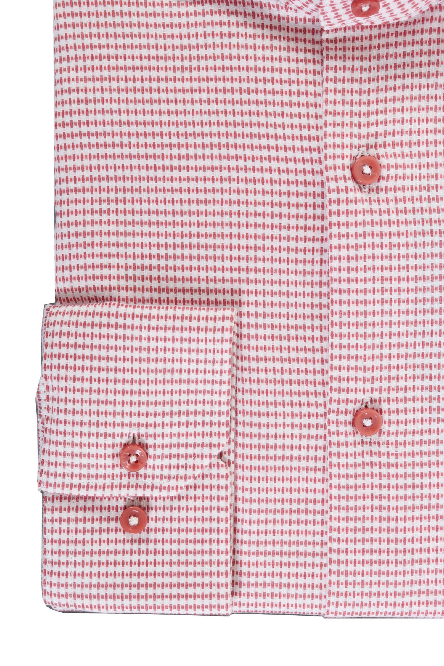 BOSS ΠΟΥΚΑΜΙΣΟ ΜΙΚΡΟΣΧΕΔΙΟ REGULAR FIT EASY IRON H-JOE-SPREAD-C1-222 ΜΠΟΡΝΤΩ φωτογραφία