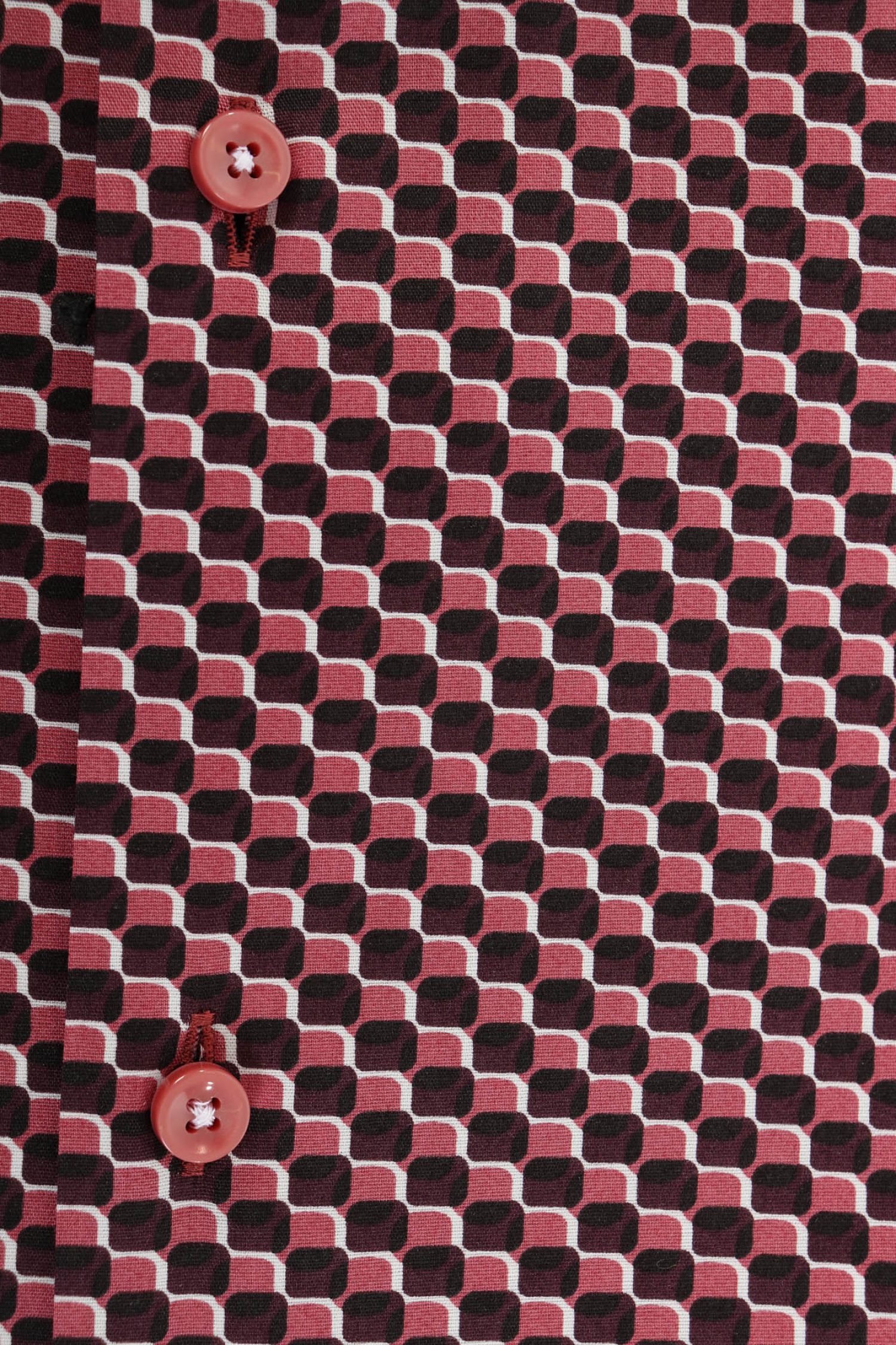 BOSS ΠΟΥΚΑΜΙΣΟ ΜΙΚΡΟΣΧΕΔΙΟ SLIM FIT STRETCH H-HANK-C1-214 ΜΠΟΡΝΤΩ φωτογραφία