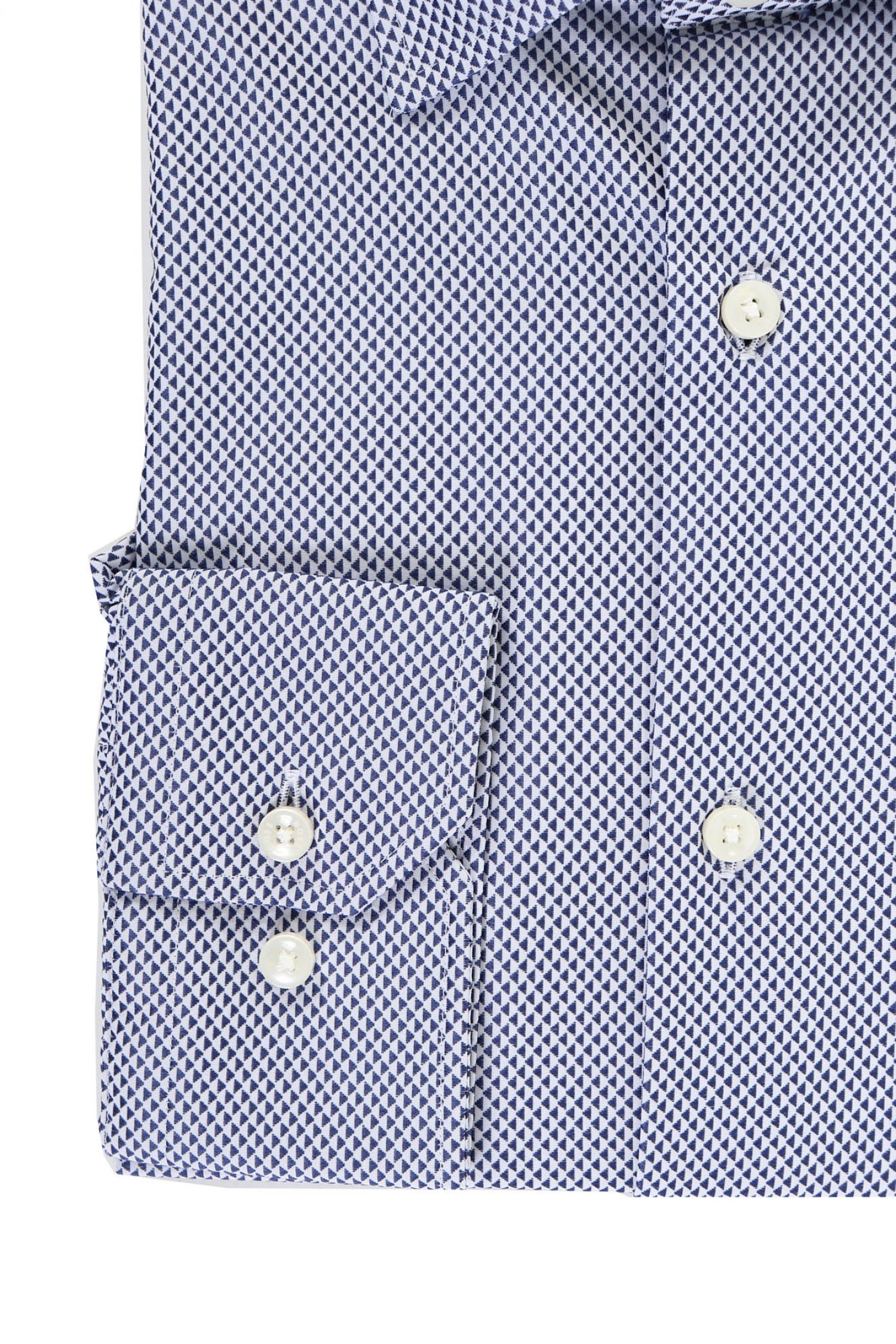 BOSS PERFORMANCE ΠΟΥΚΑΜΙΣΟ ΜΙΚΡΟΣΧΕΔΙΟ REGULAR FIT P-JOE-KENT-C1-222 ΜΠΛΕ φωτογραφία