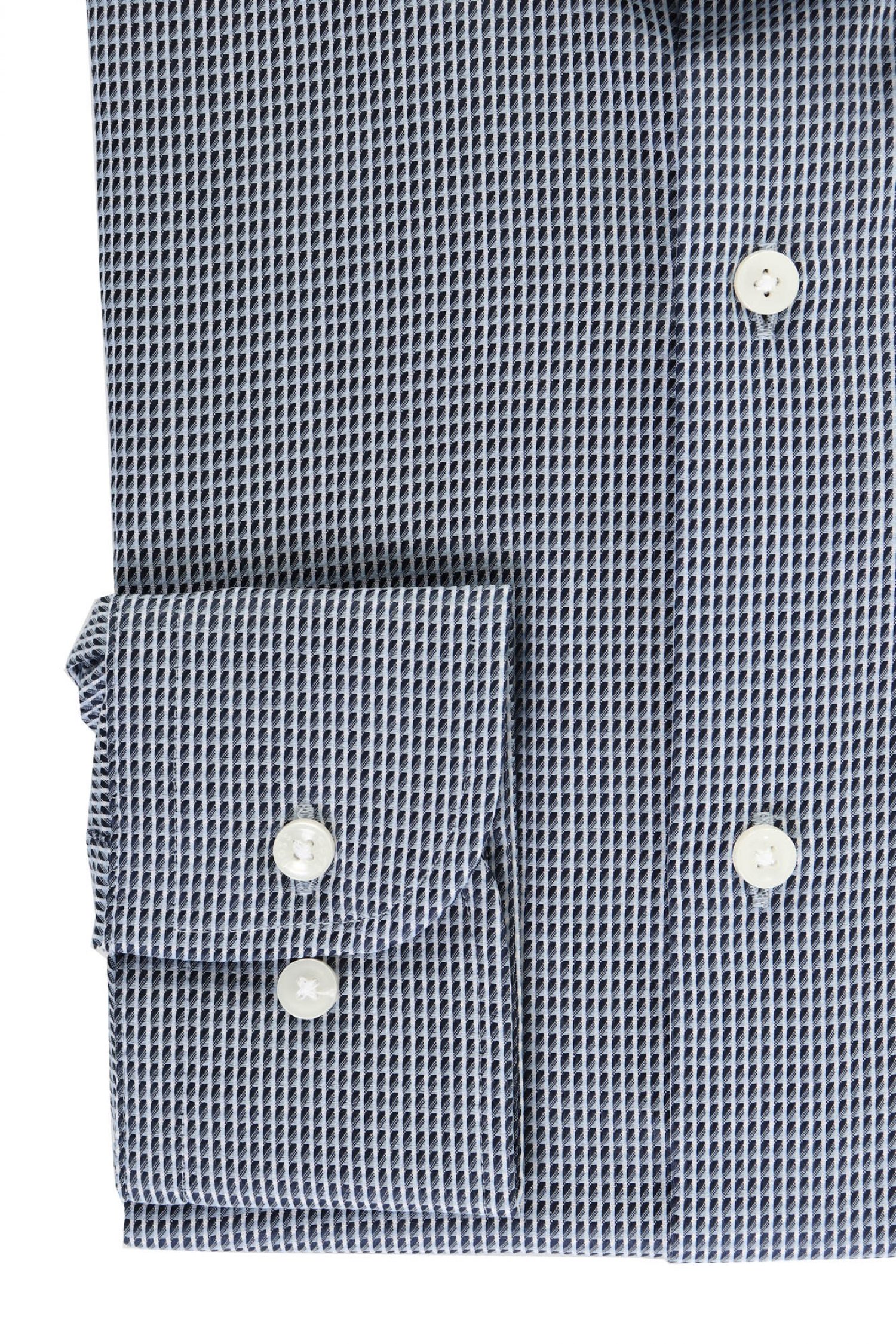 BOSS ΠΟΥΚΑΜΙΣΟ SLIM FIT PERFORMANCE STRETCH ΜΙΚΡΟΣΧΕΔΙΟ ΜΠΛΕ φωτογραφία