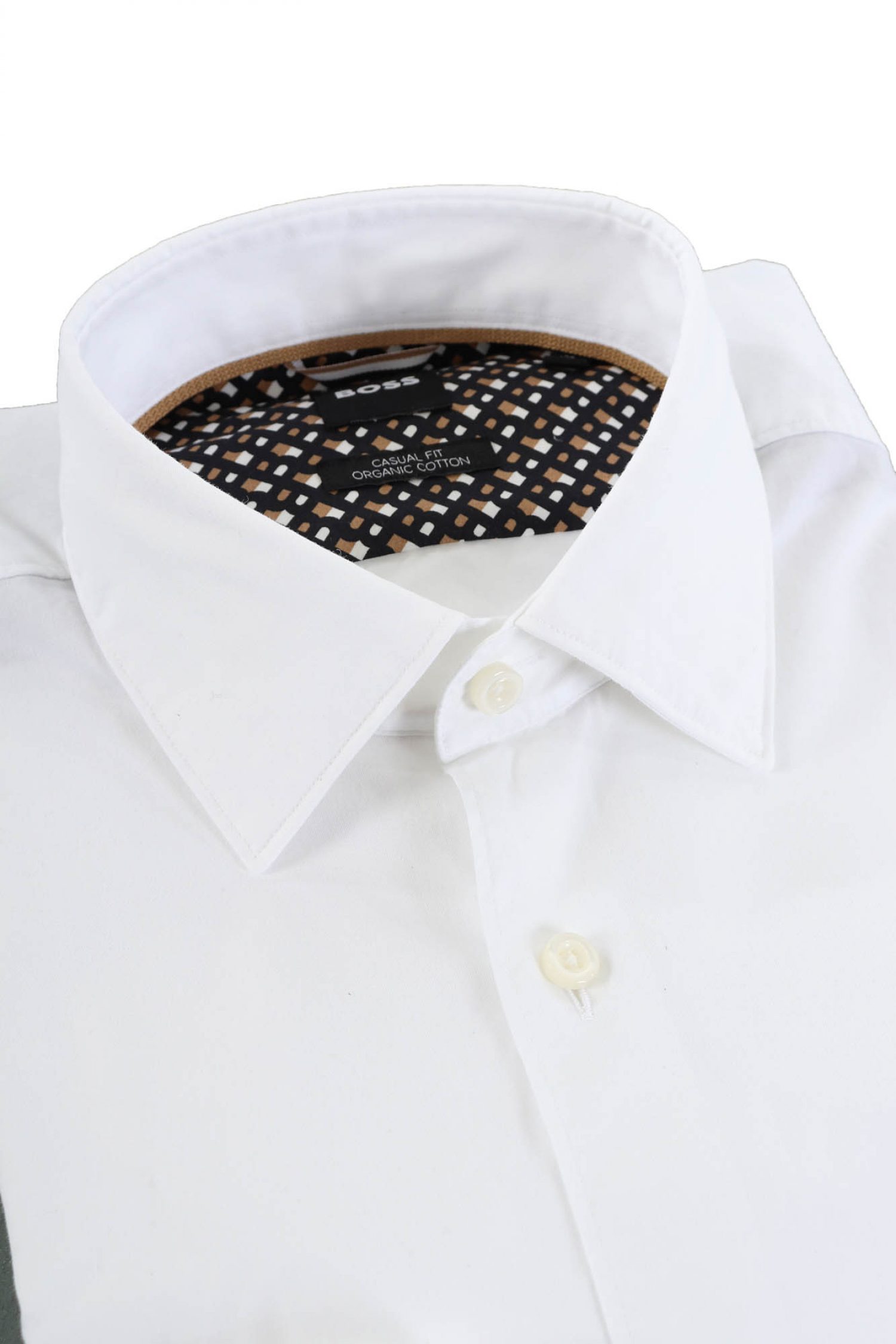 BOSS ΠΟΥΚΑΜΙΣΟ CASUAL FIT C-HAL-KENT-C4-232 ΛΕΥΚΟ φωτογραφία