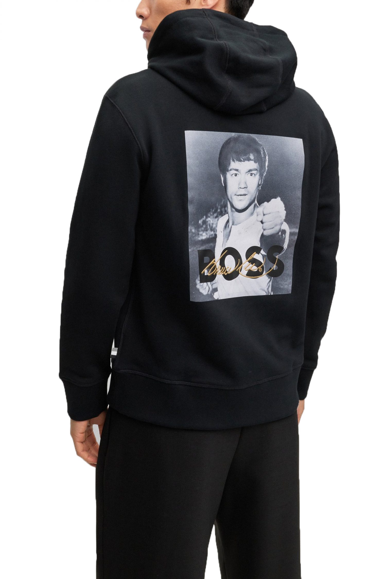 BOSS ΦΟΥΤΕΡ HOODIE W_LEE ΜΑΥΡΟ φωτογραφία