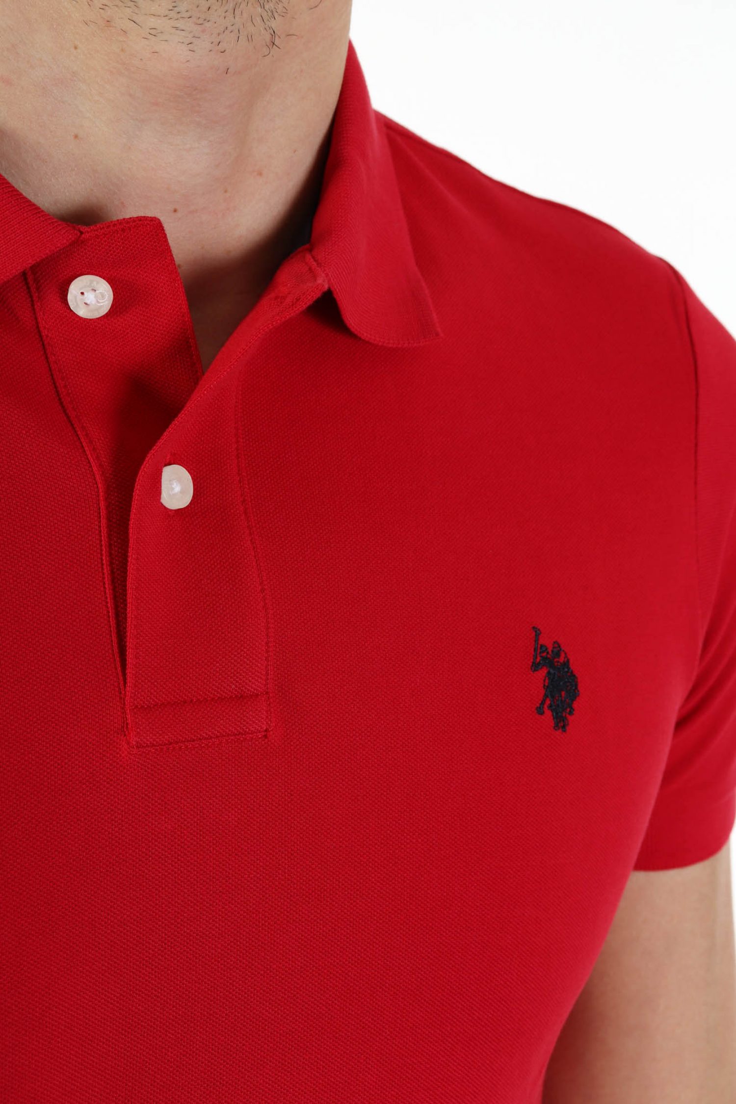 U.S. POLO ASSN POLO KING LOGO ΚΟΚΚΙΝΟ φωτογραφία